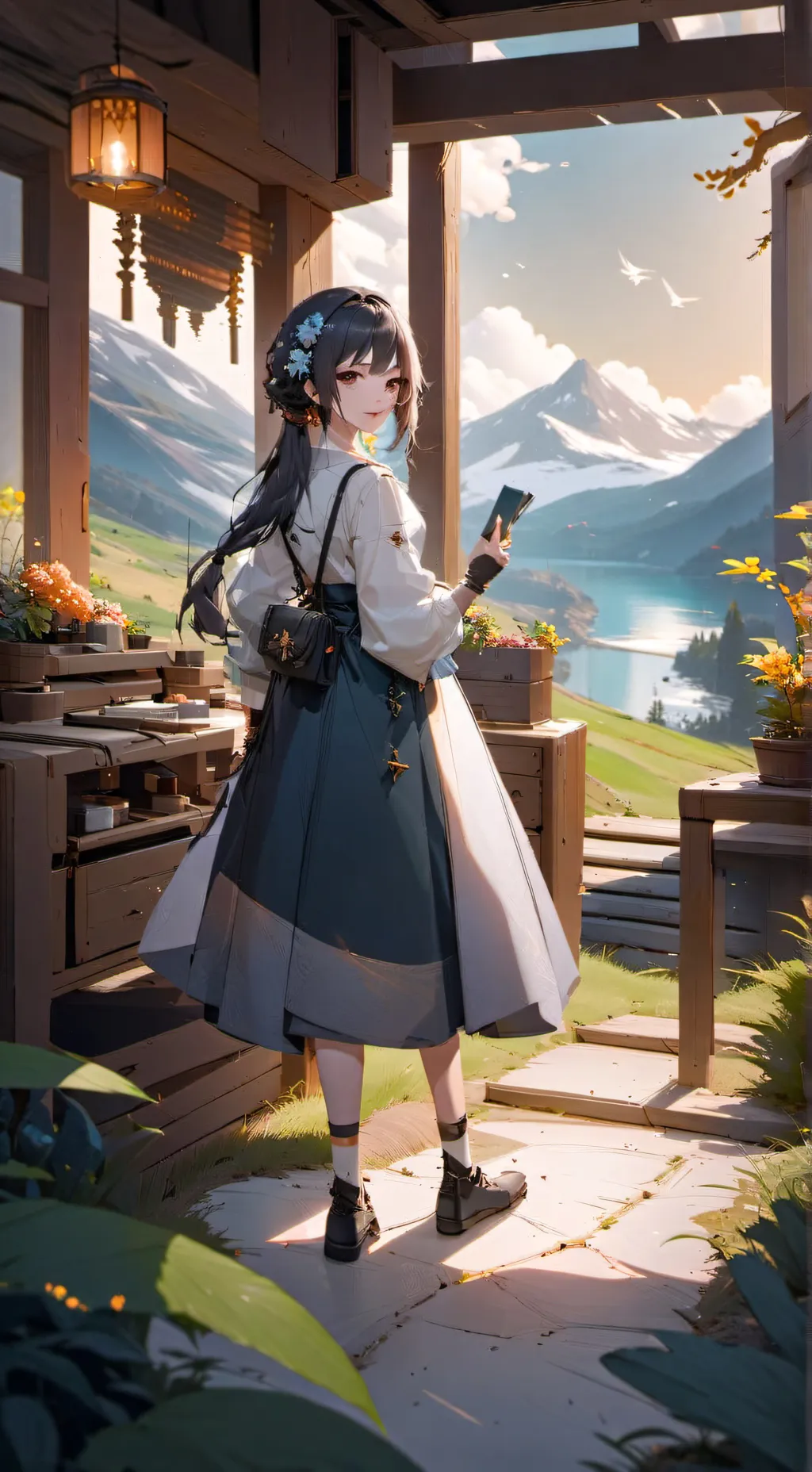 ai character: Bella background