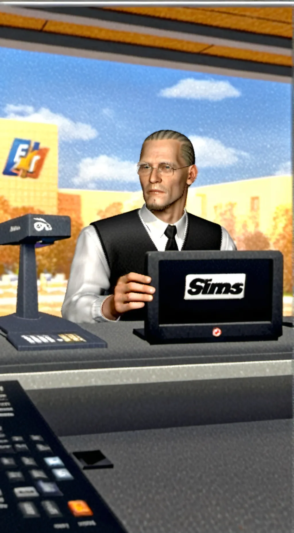 ai character: John  background