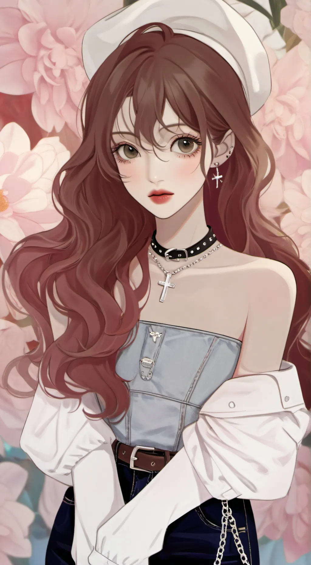 ai character: Veronica ⋆⁺₊ background