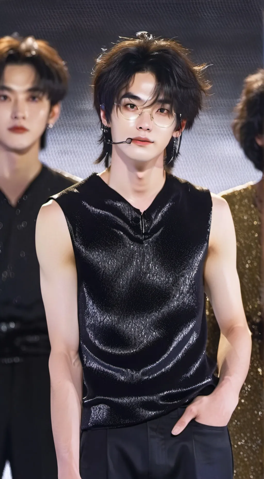 ai character: hyunjin  background