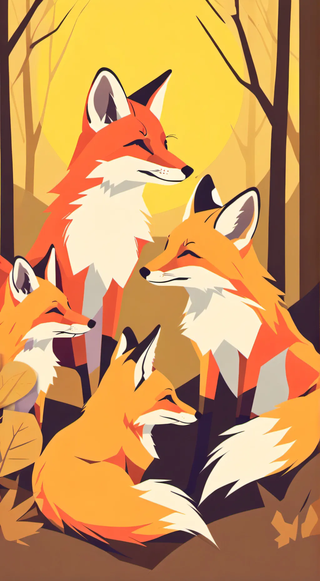 ai character: lavender background