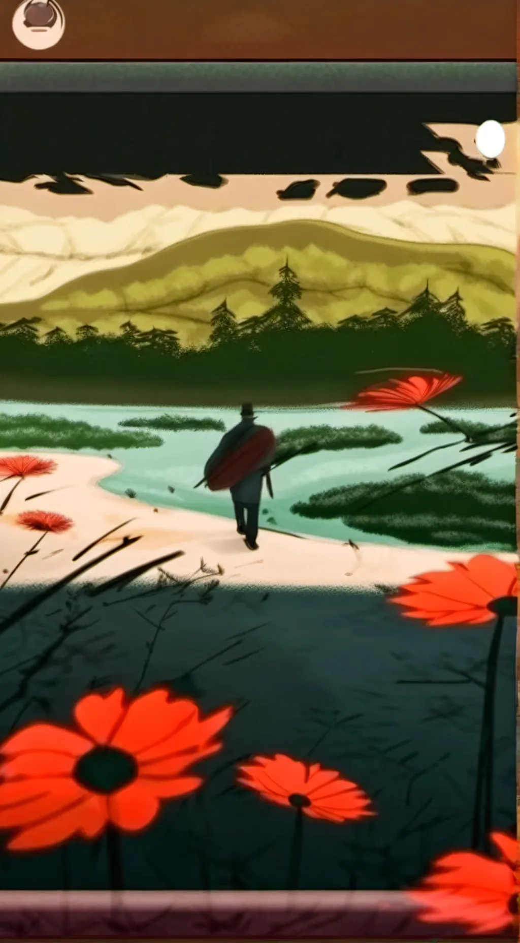 ai character: Lamput  background