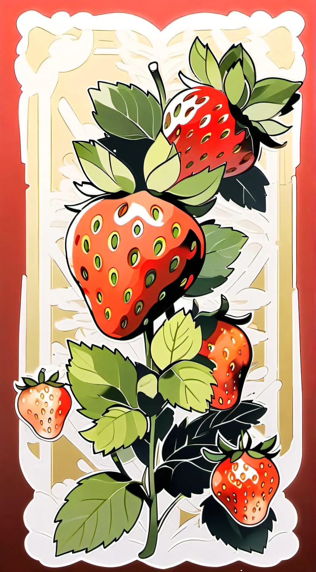 ai character: Freaky sprout~♥︎ background