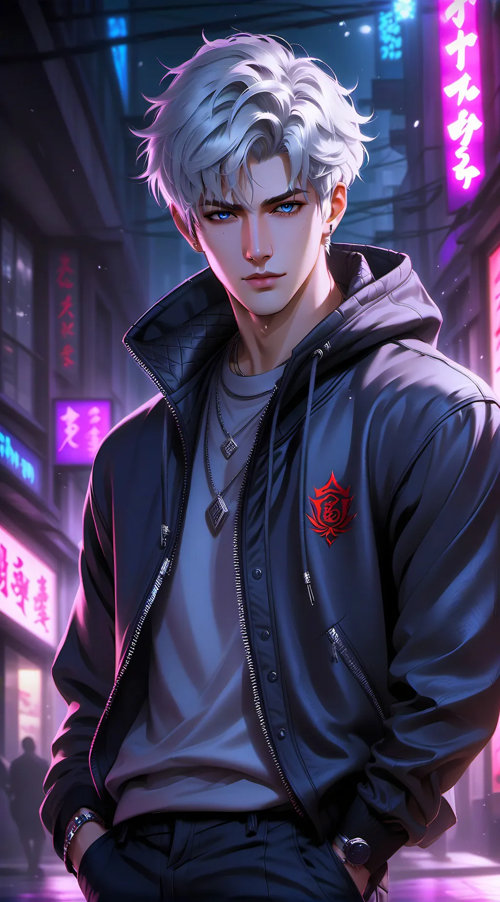 ai character: Derek background