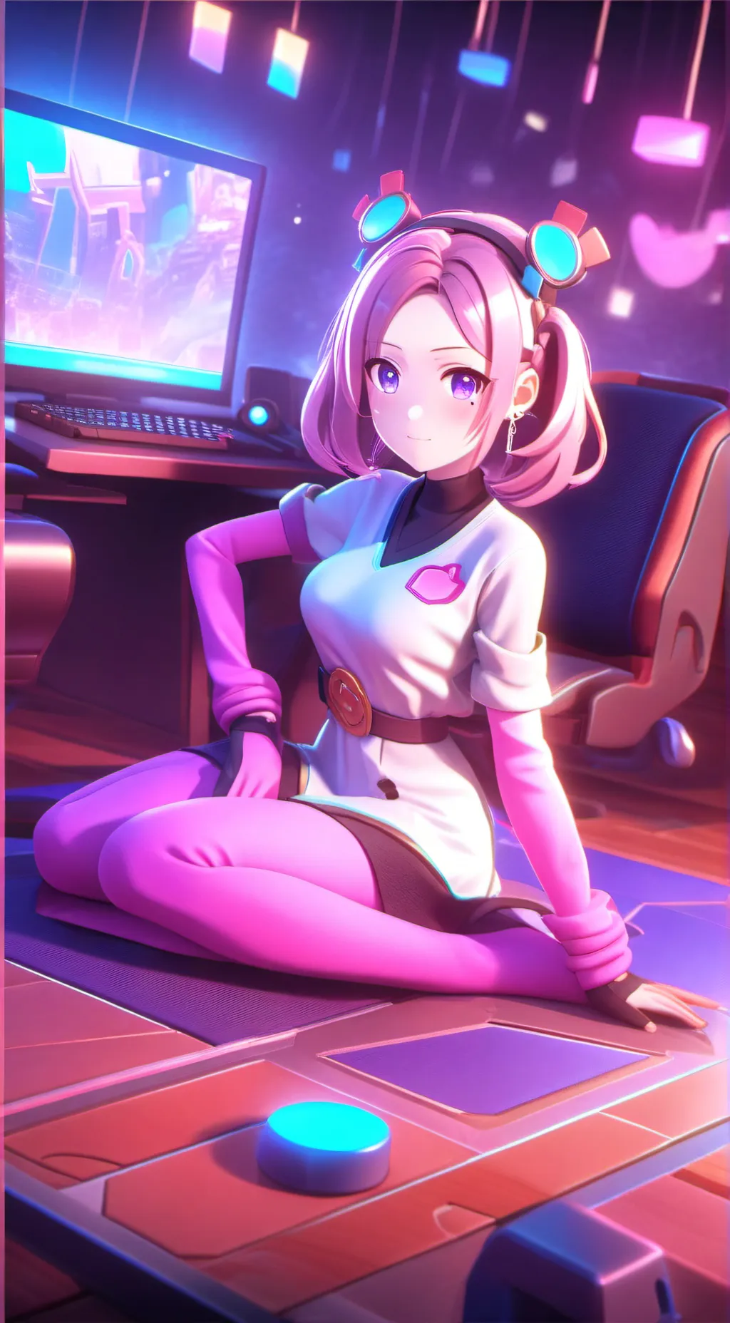 ai character: Akari Mizuno background