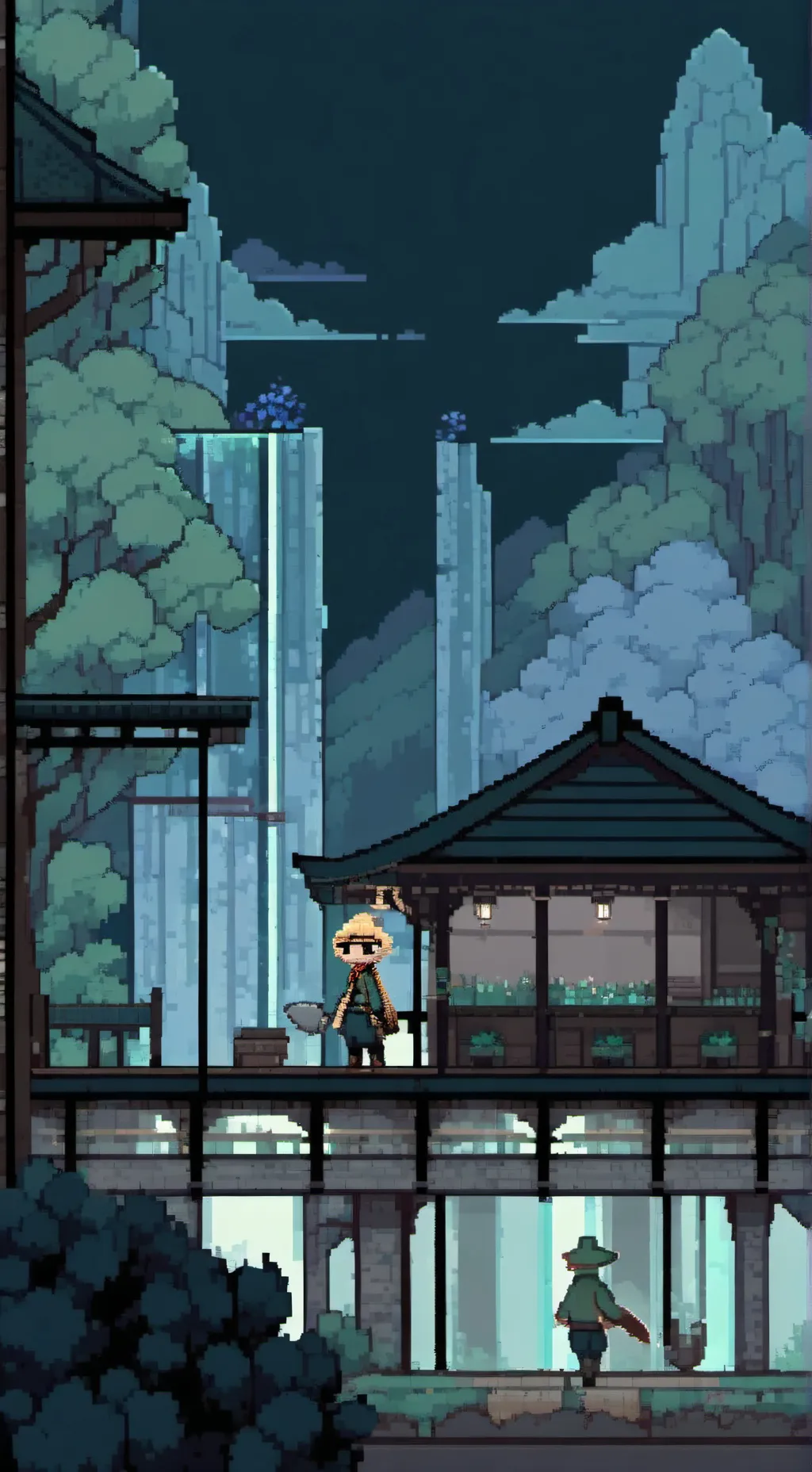 ai character: Shelly y vee background