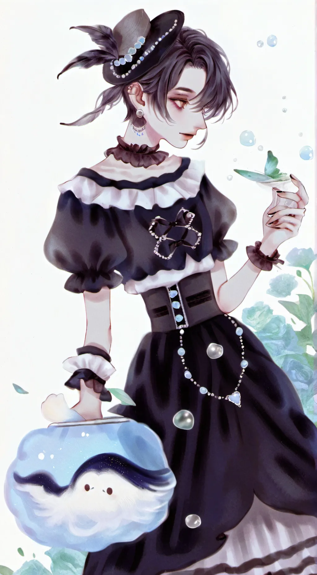 ai character: |•√poppy√•| background