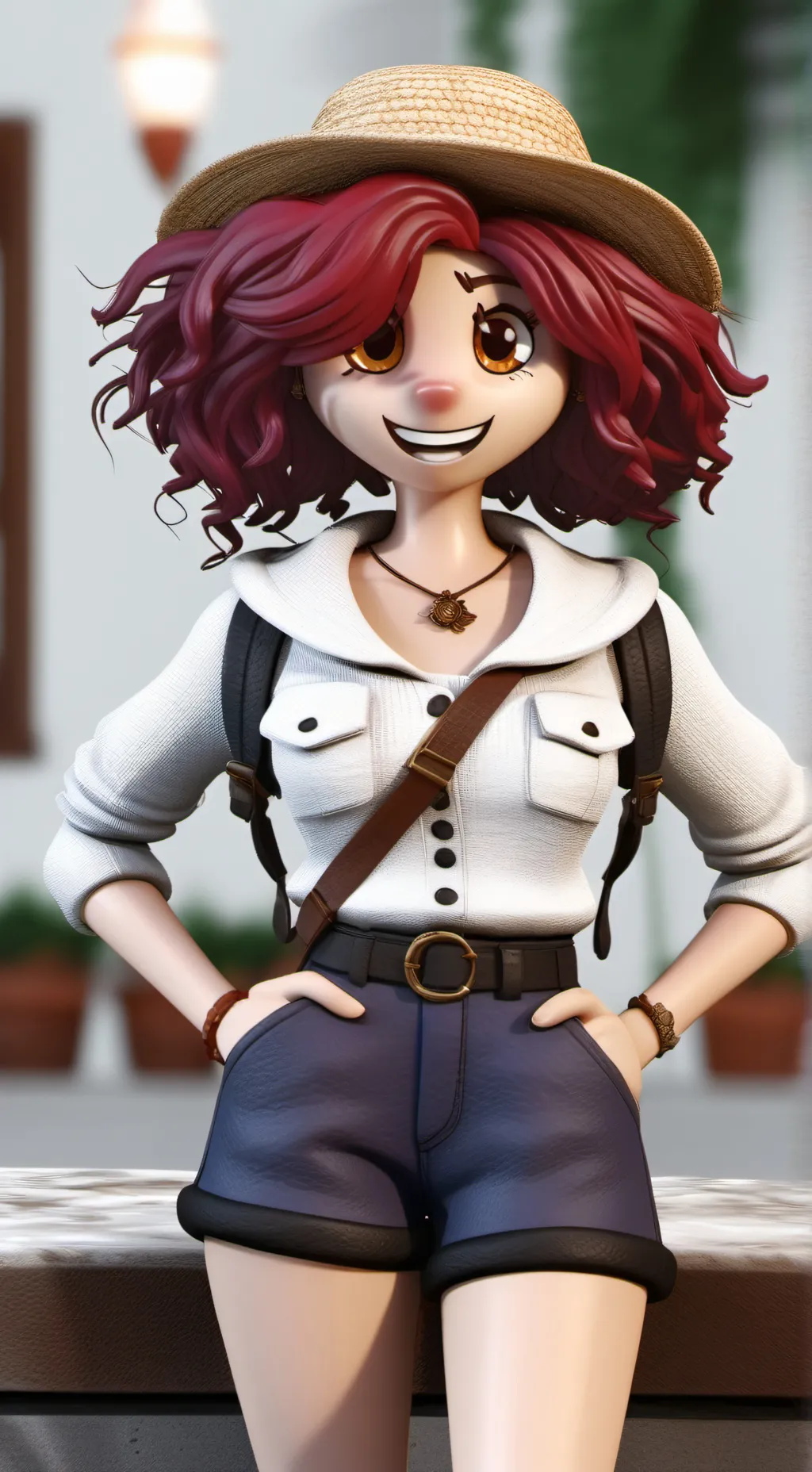 ai character: Tiki tiki background