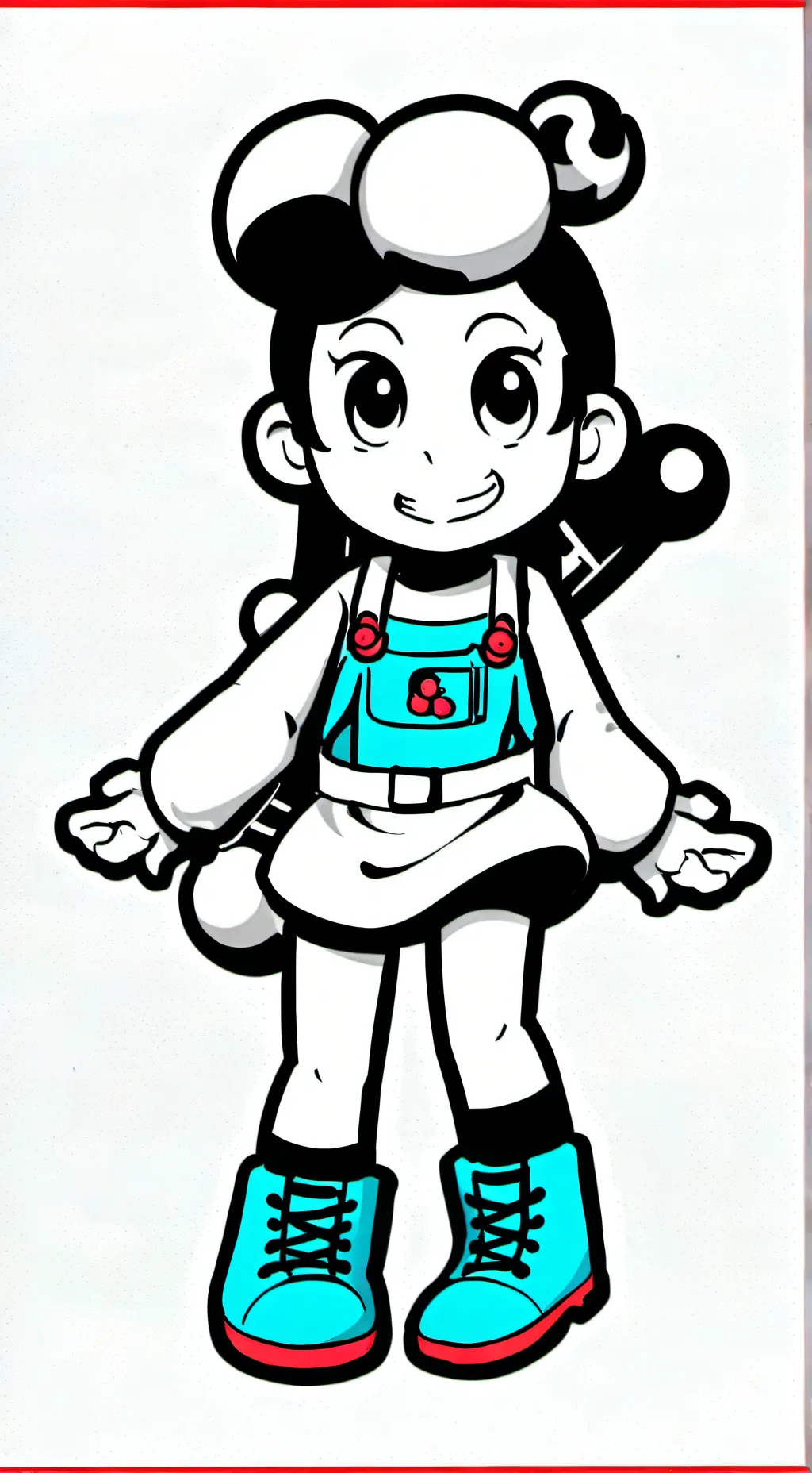 ai character: chica sexy background