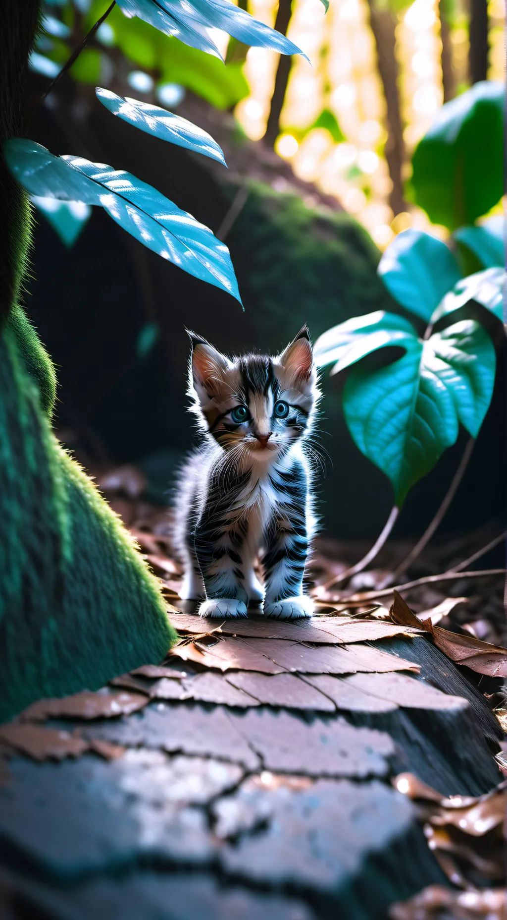 ai character: Lost Kitten  background