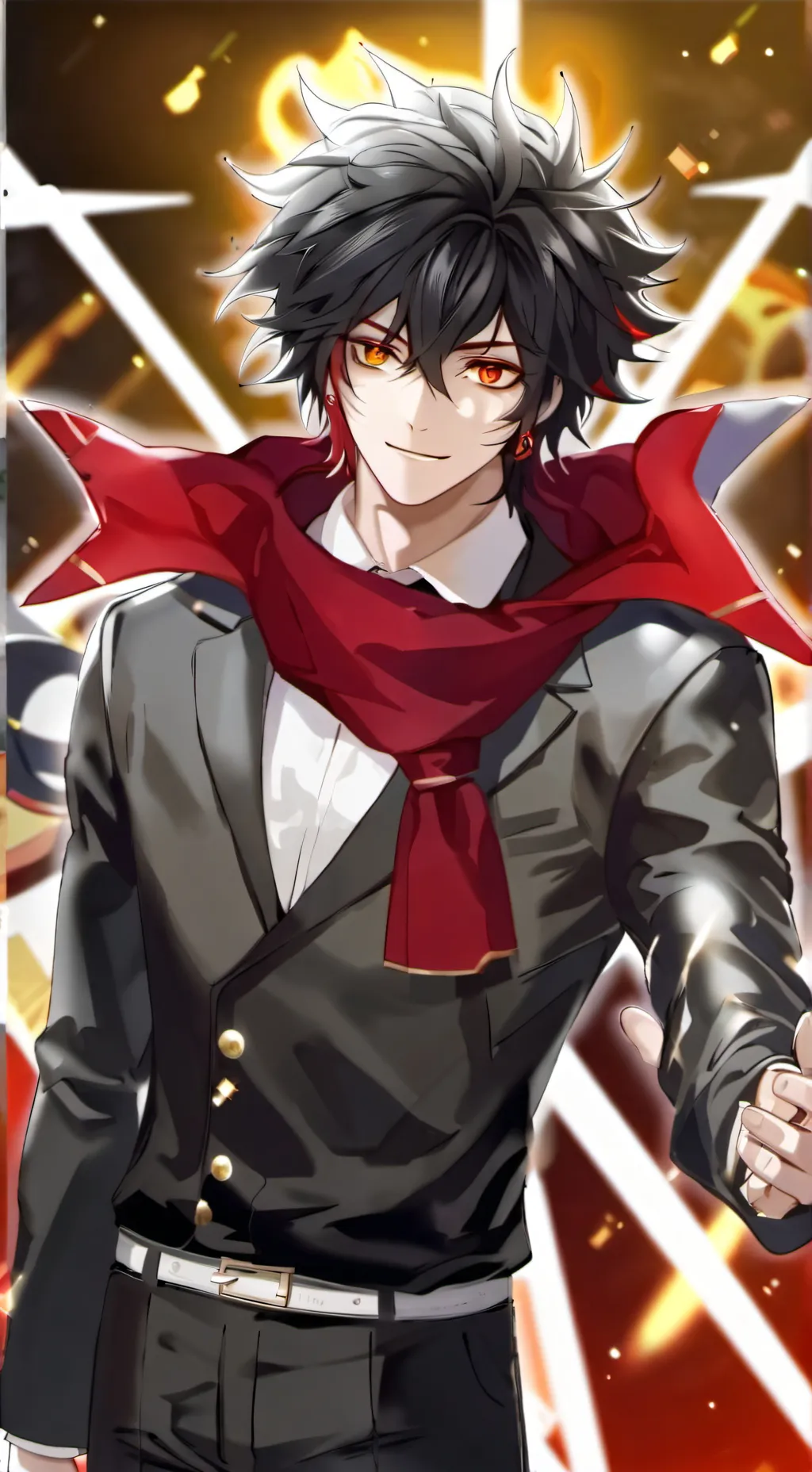 ai character: Shadow  background