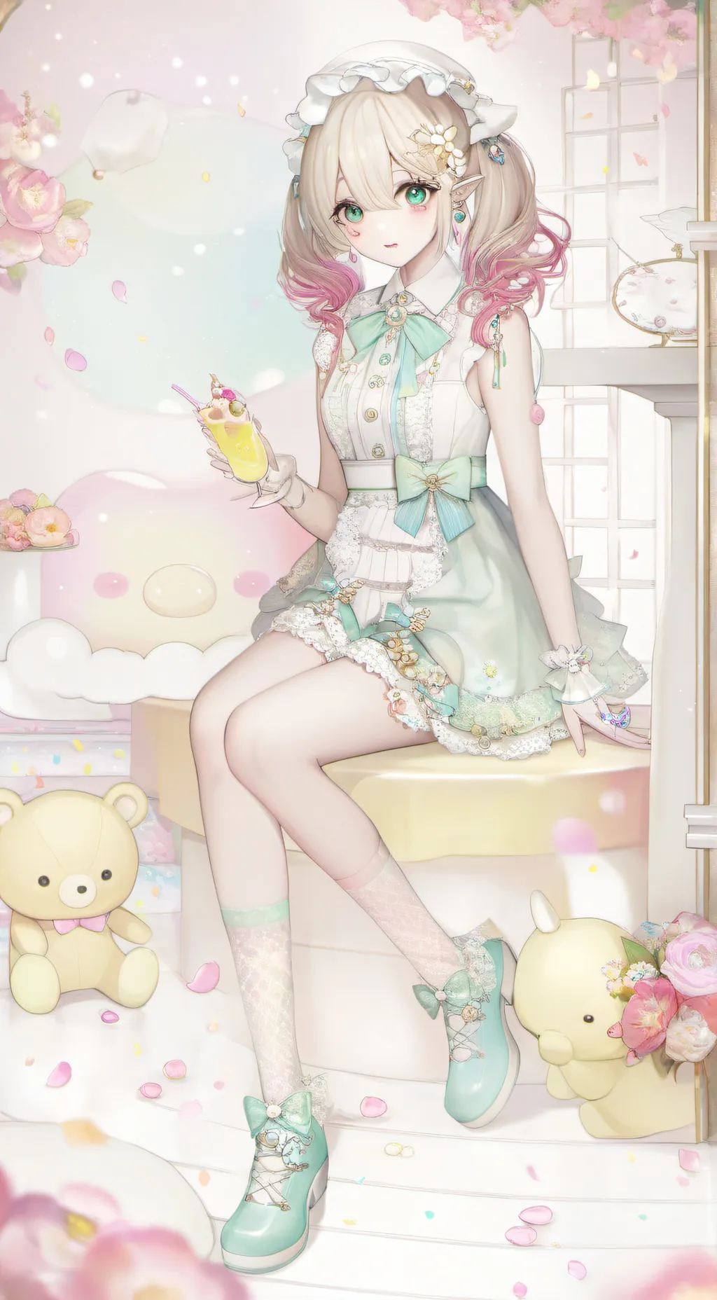 ai character: hirizawu midirilla background