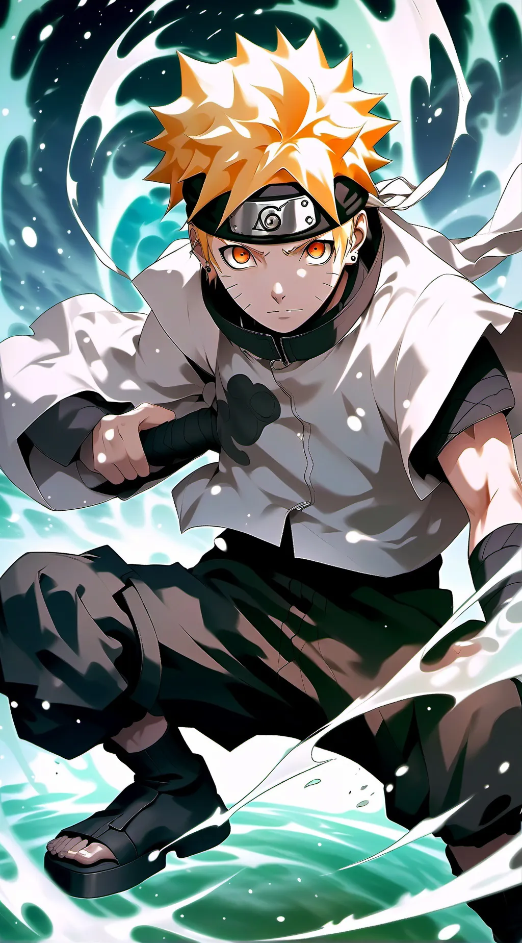 ai character: Naruto Uzumaki background