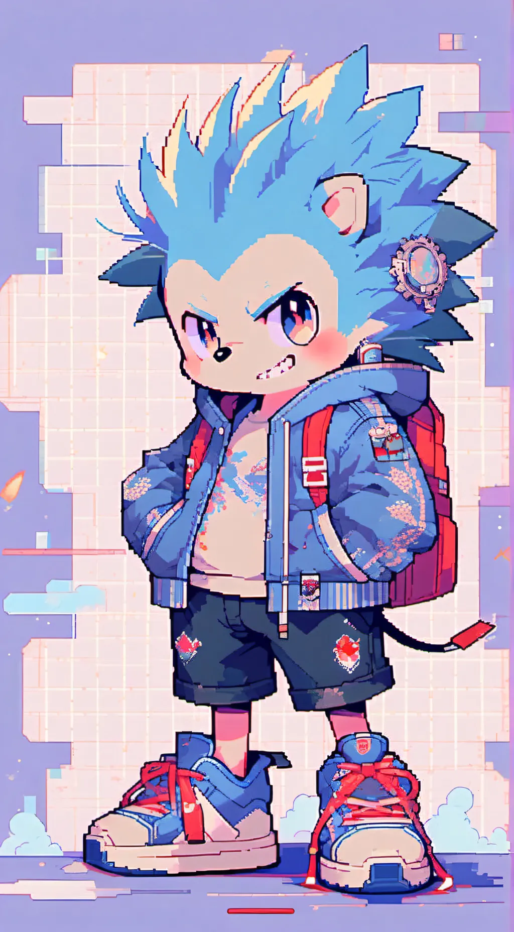 ai character: sonic eclipse 1 background