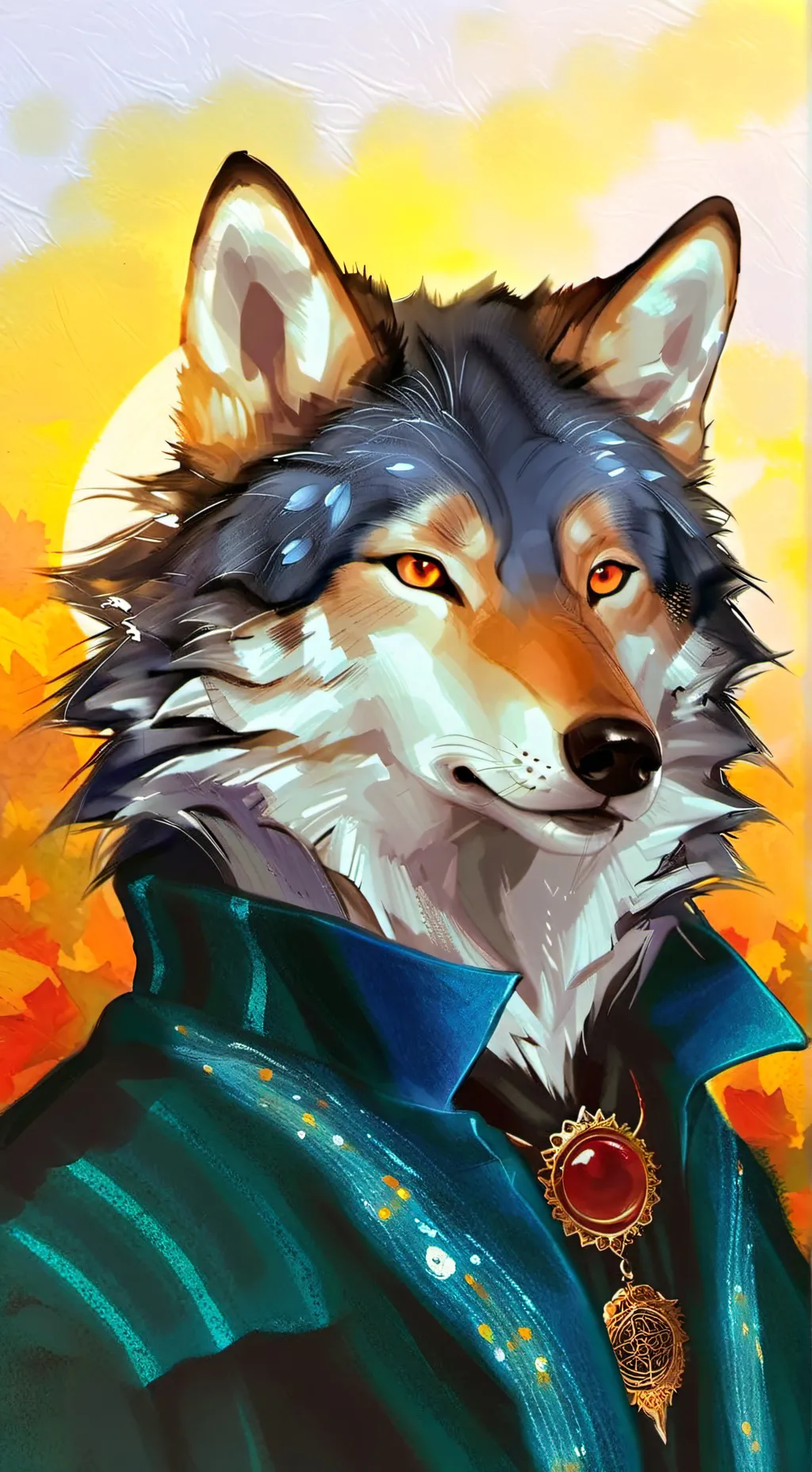 ai character: Bella the Wolf background