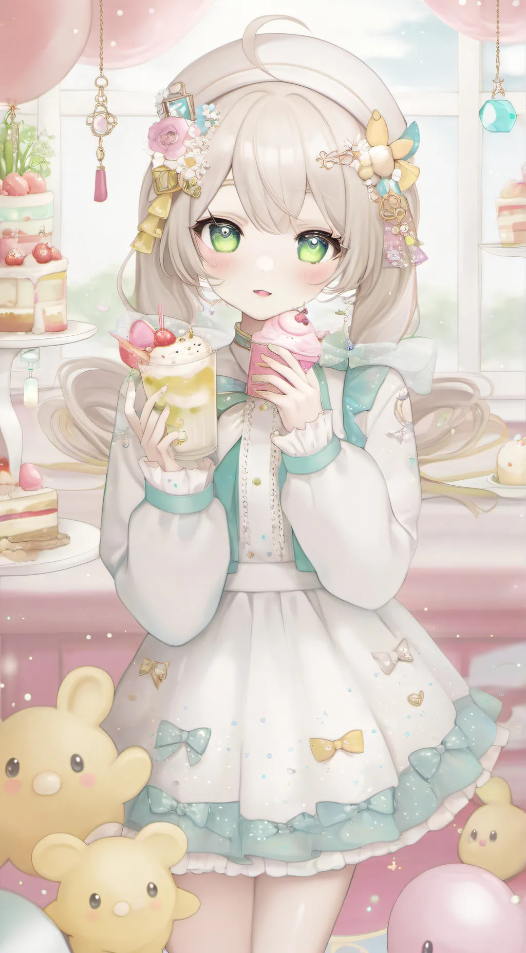 ai character: YURI background