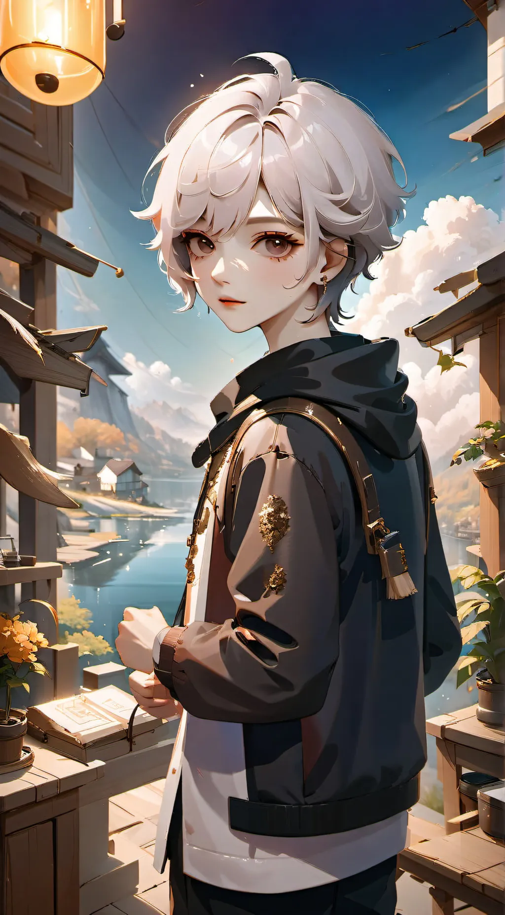 ai character: Bongo stray dog background