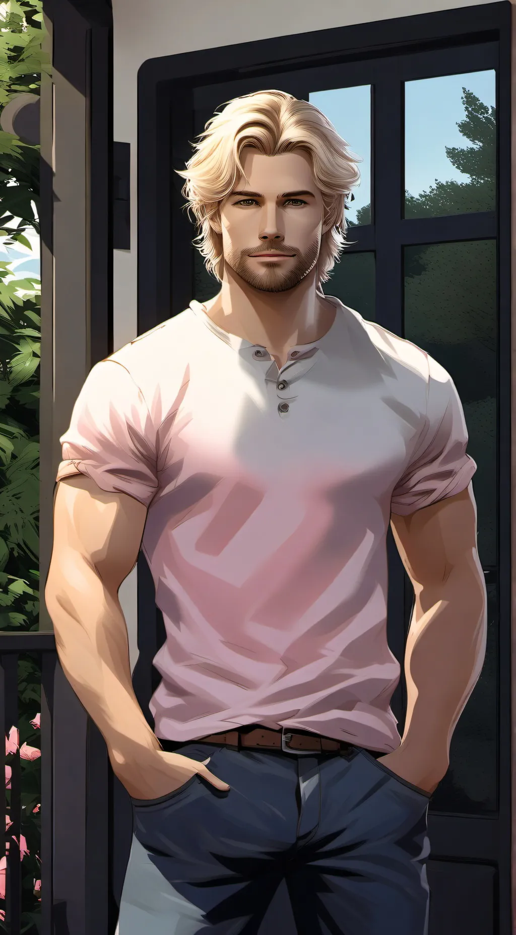 ai character: Johnathan  background