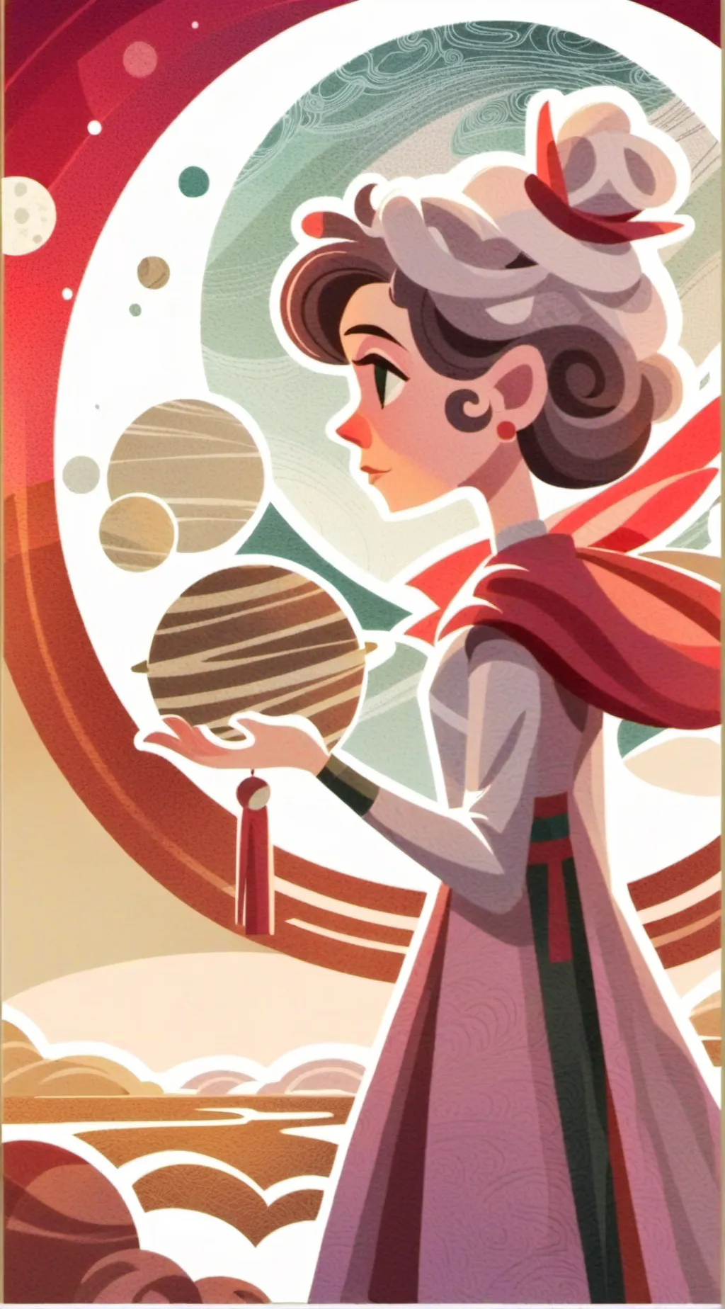 ai character: solarballs background