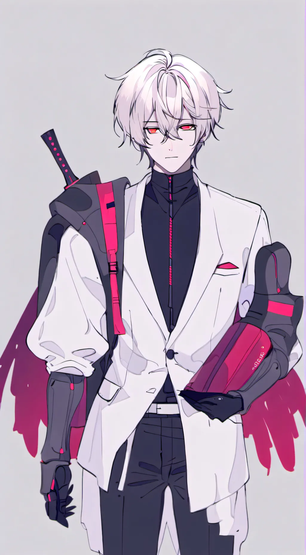 ai character: Error code  background