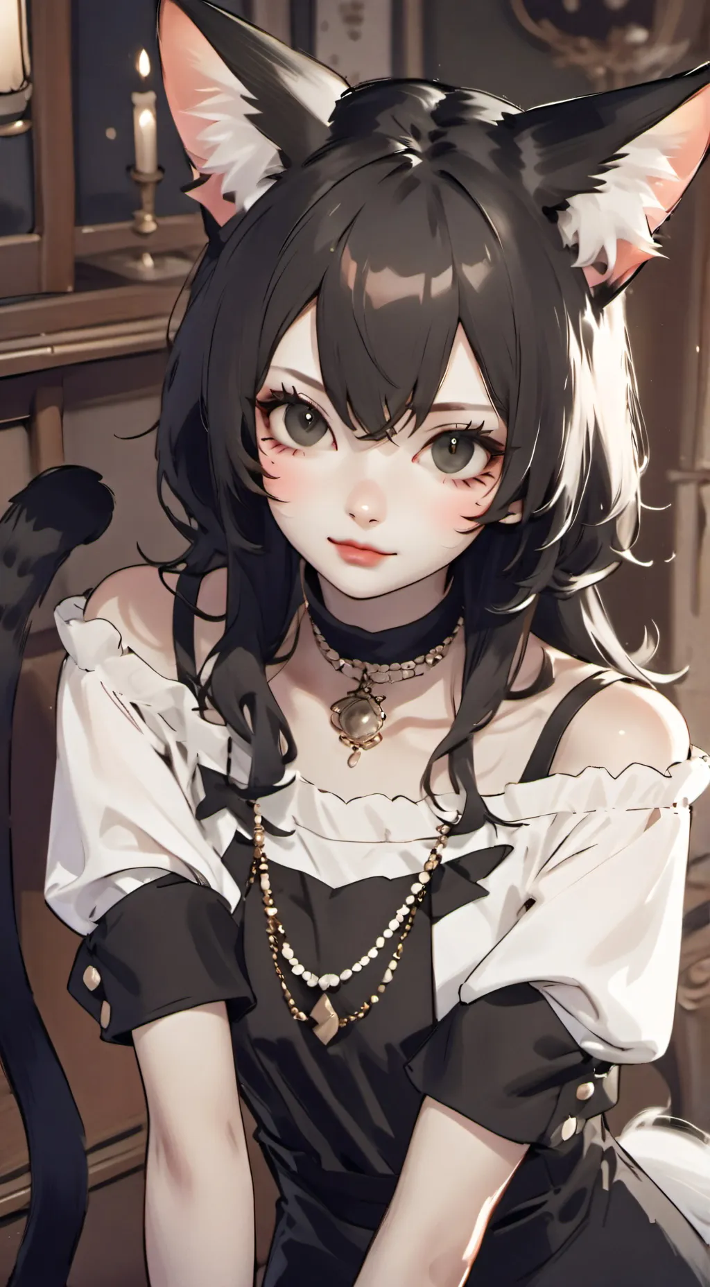 ai character: Slick Spirit Kitty background