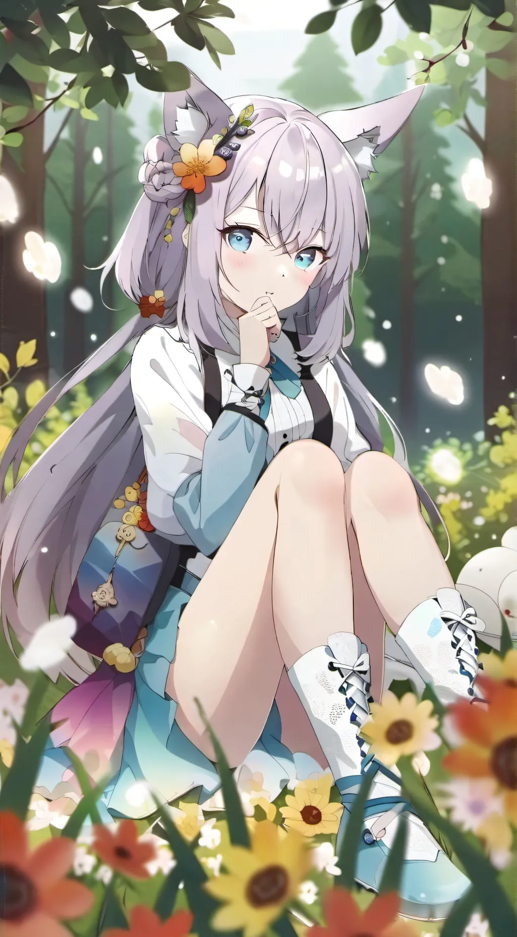 ai character: rosa background