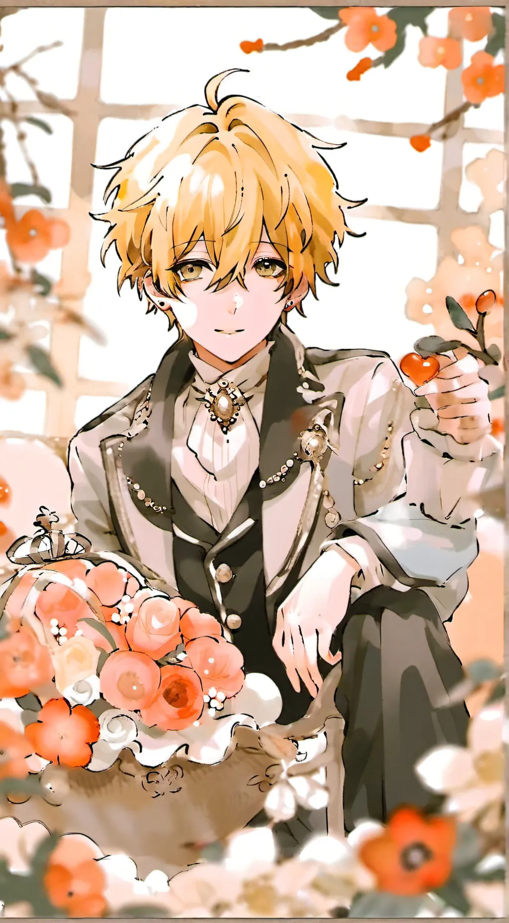 ai character: ×macaroo× background