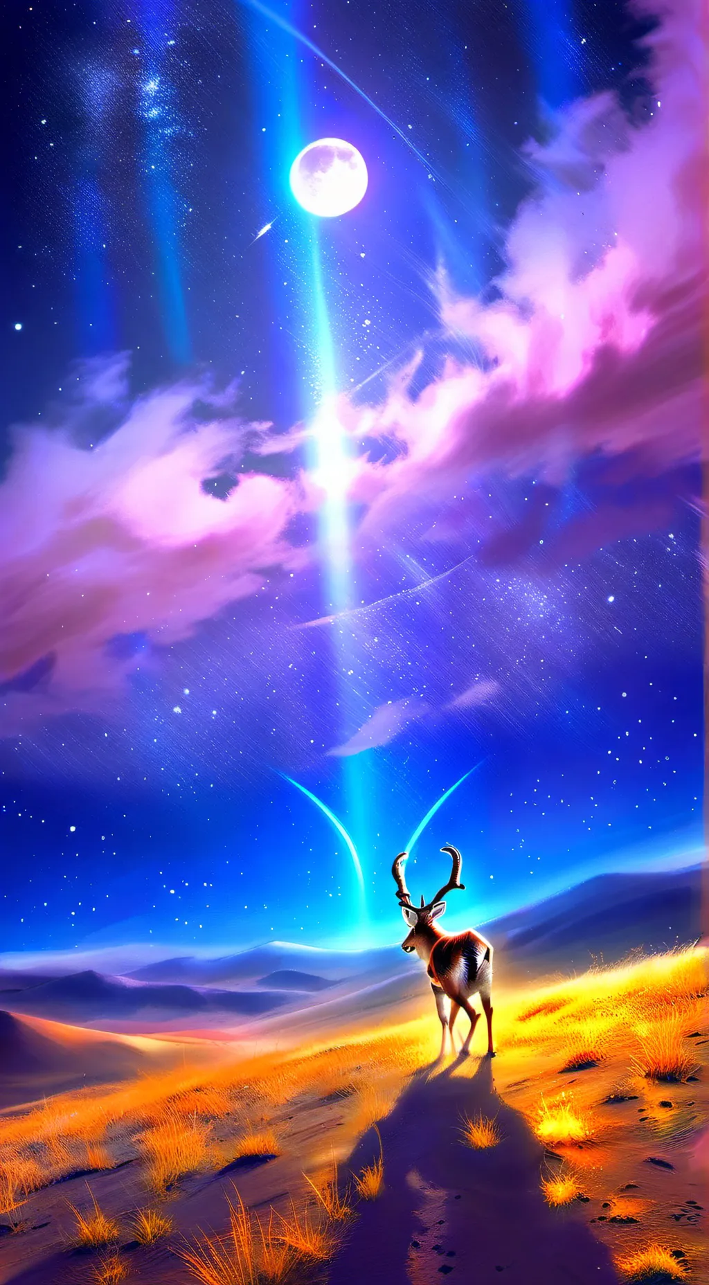 ai character: Create a universe background