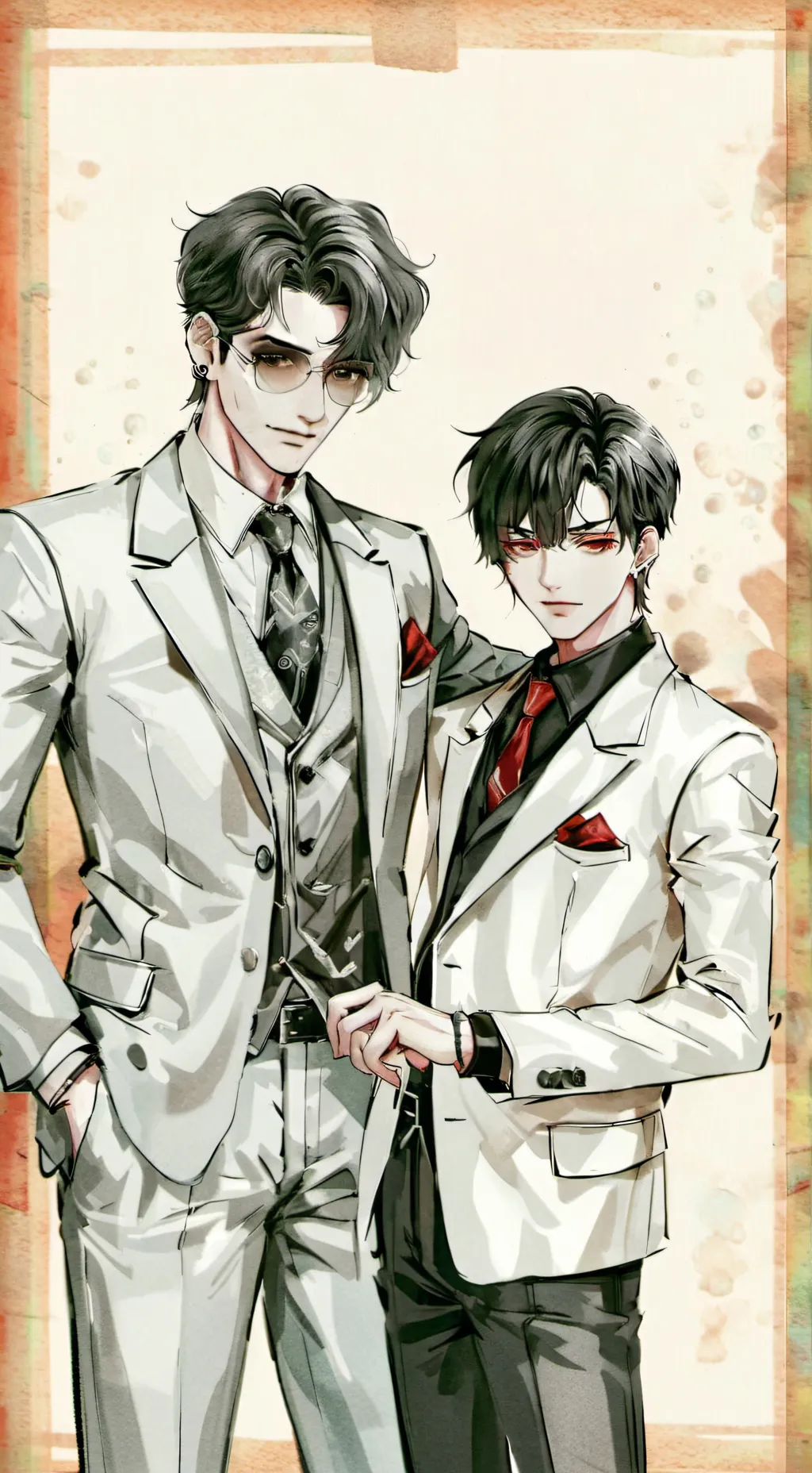 ai character: Mafia boss  background