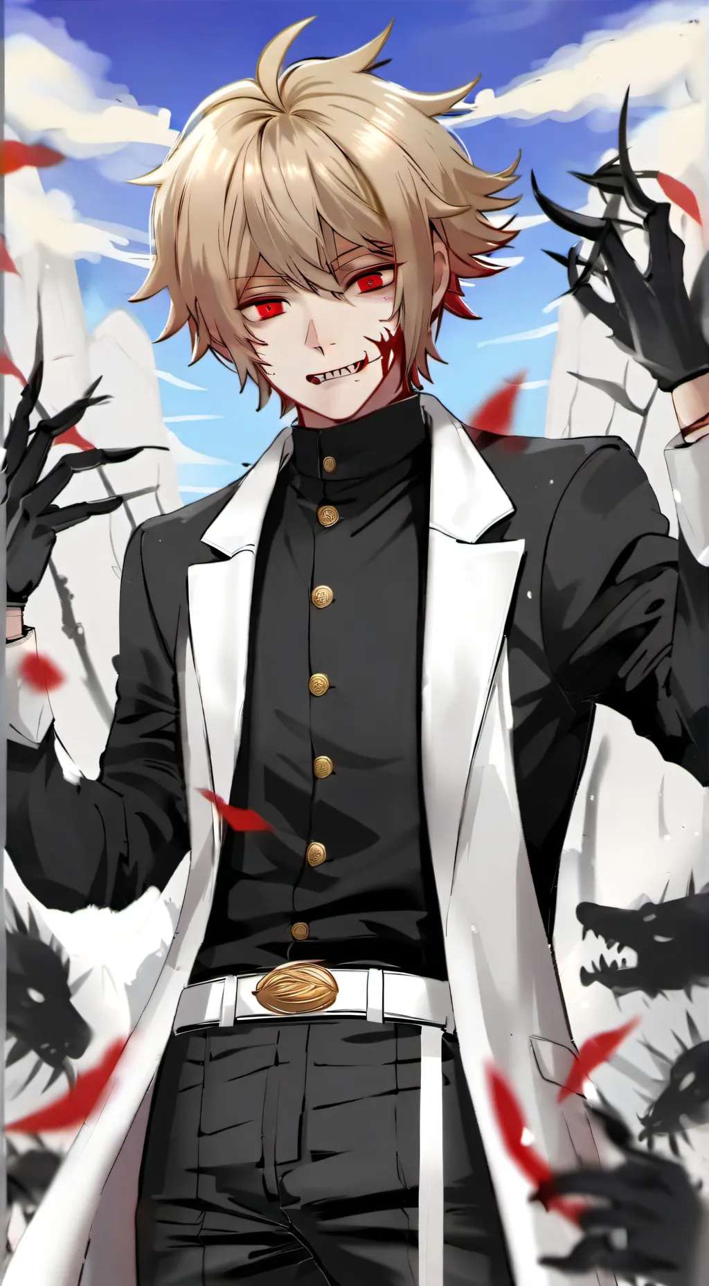 ai character: Monster Natsuki Au background