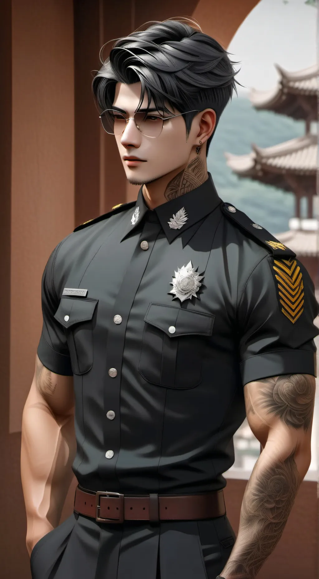 ai character: Uzziel Dupont background