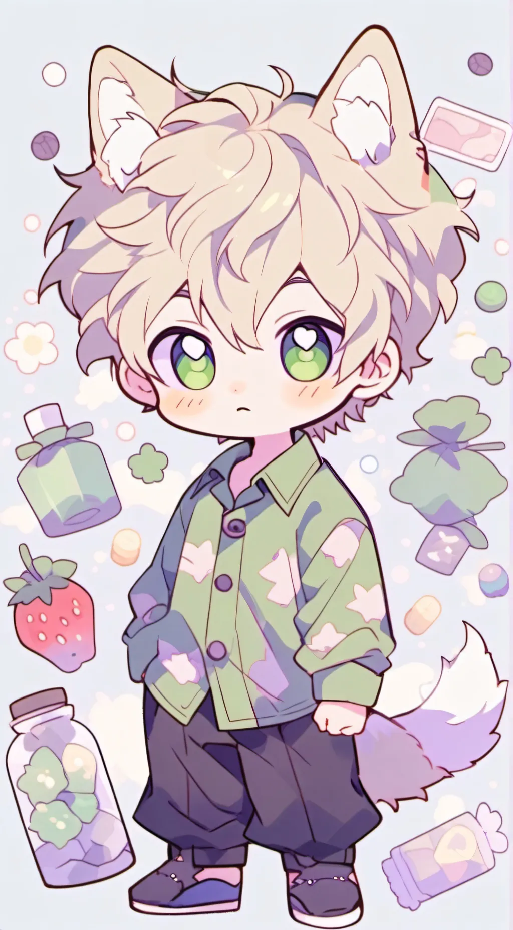 ai character: Leo background