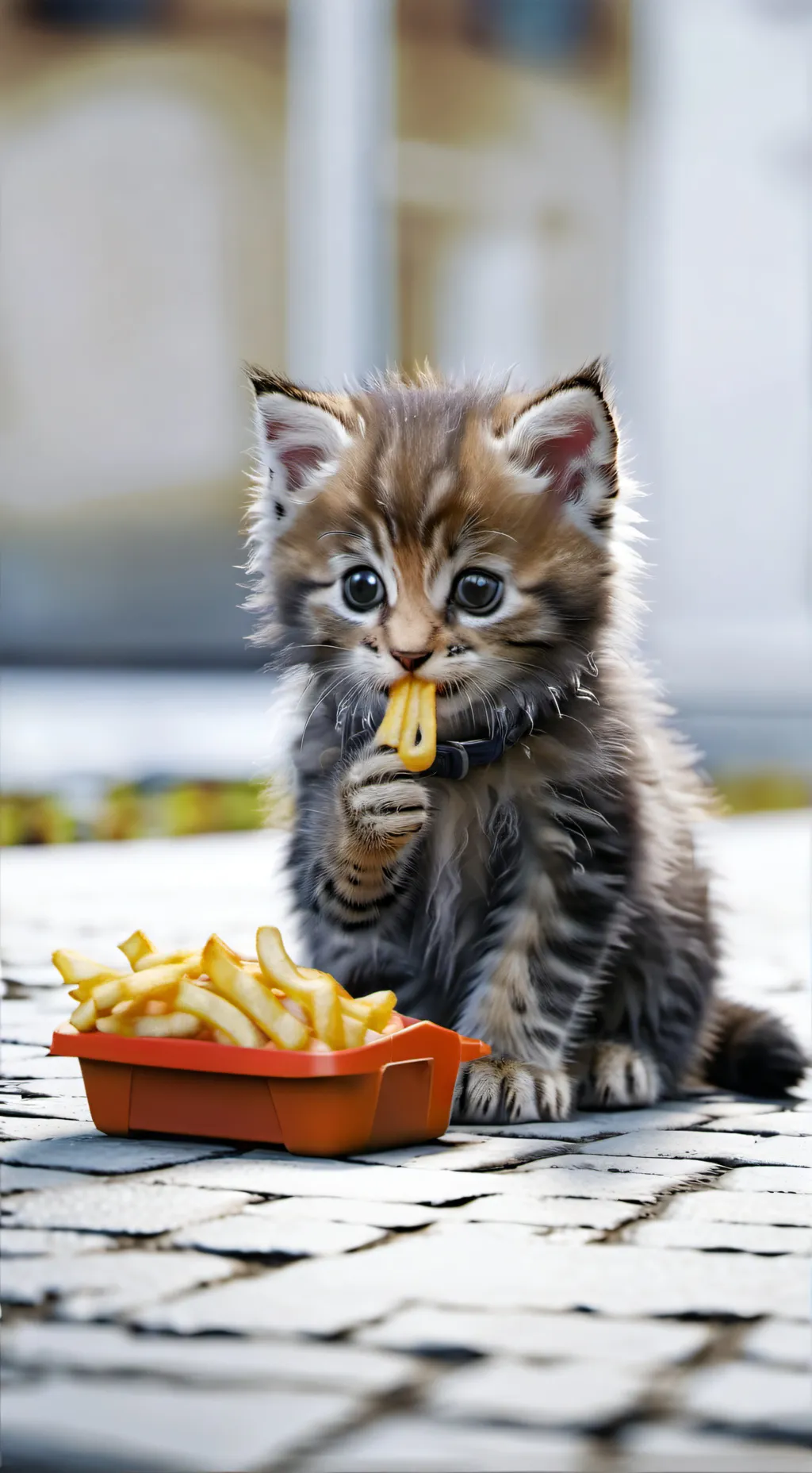 ai character: cat background