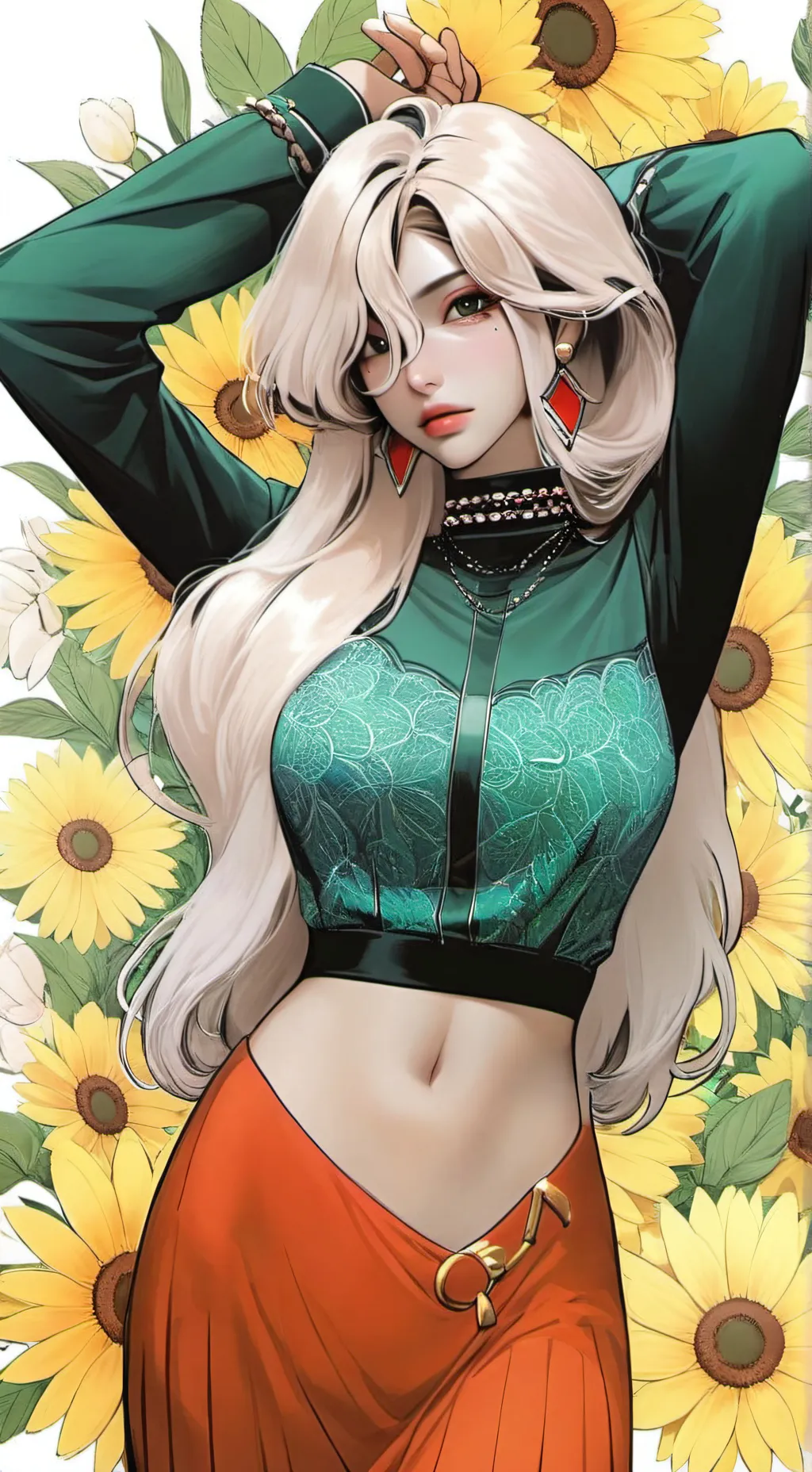 ai character: Mafia girly: LEA background