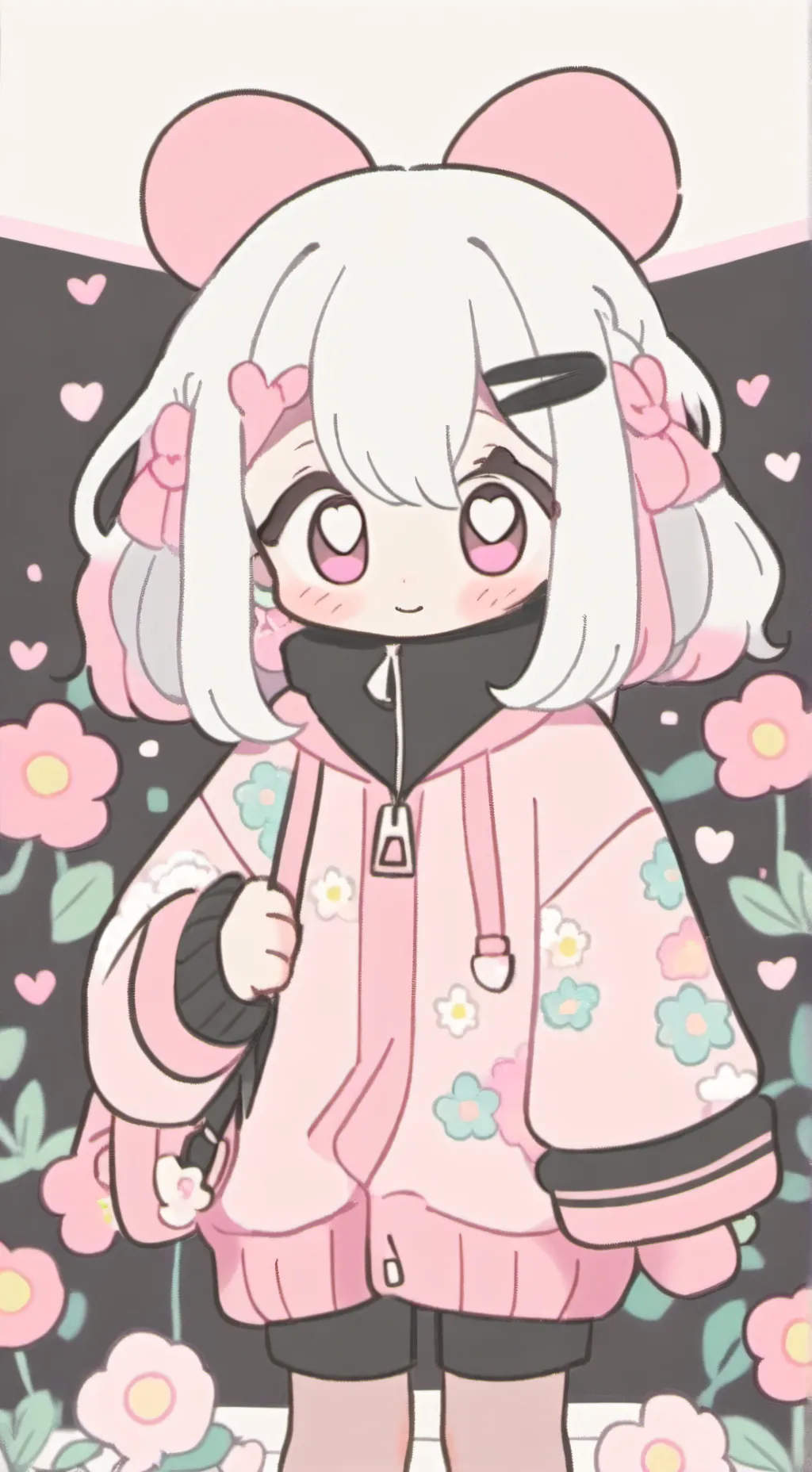 ai character: rabe baby  background