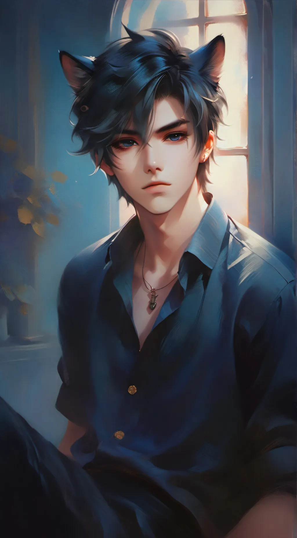 ai character: Nightshade  background