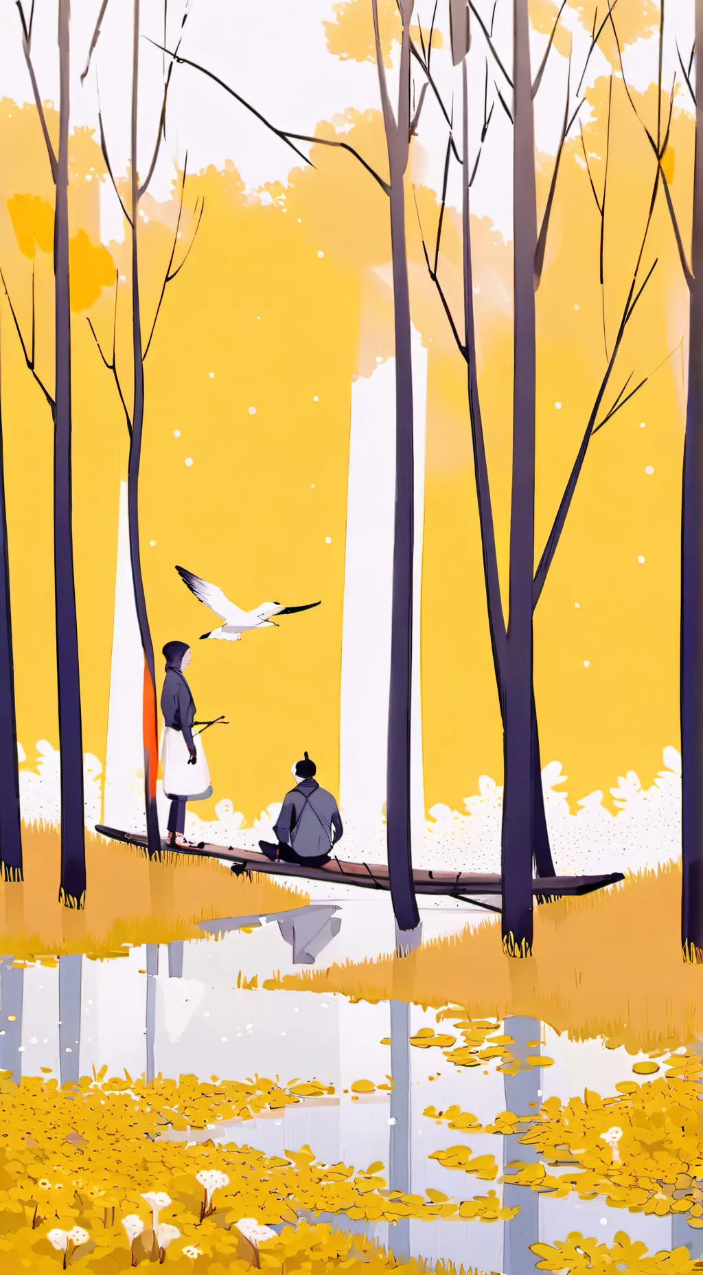 ai character: a anciet happen background