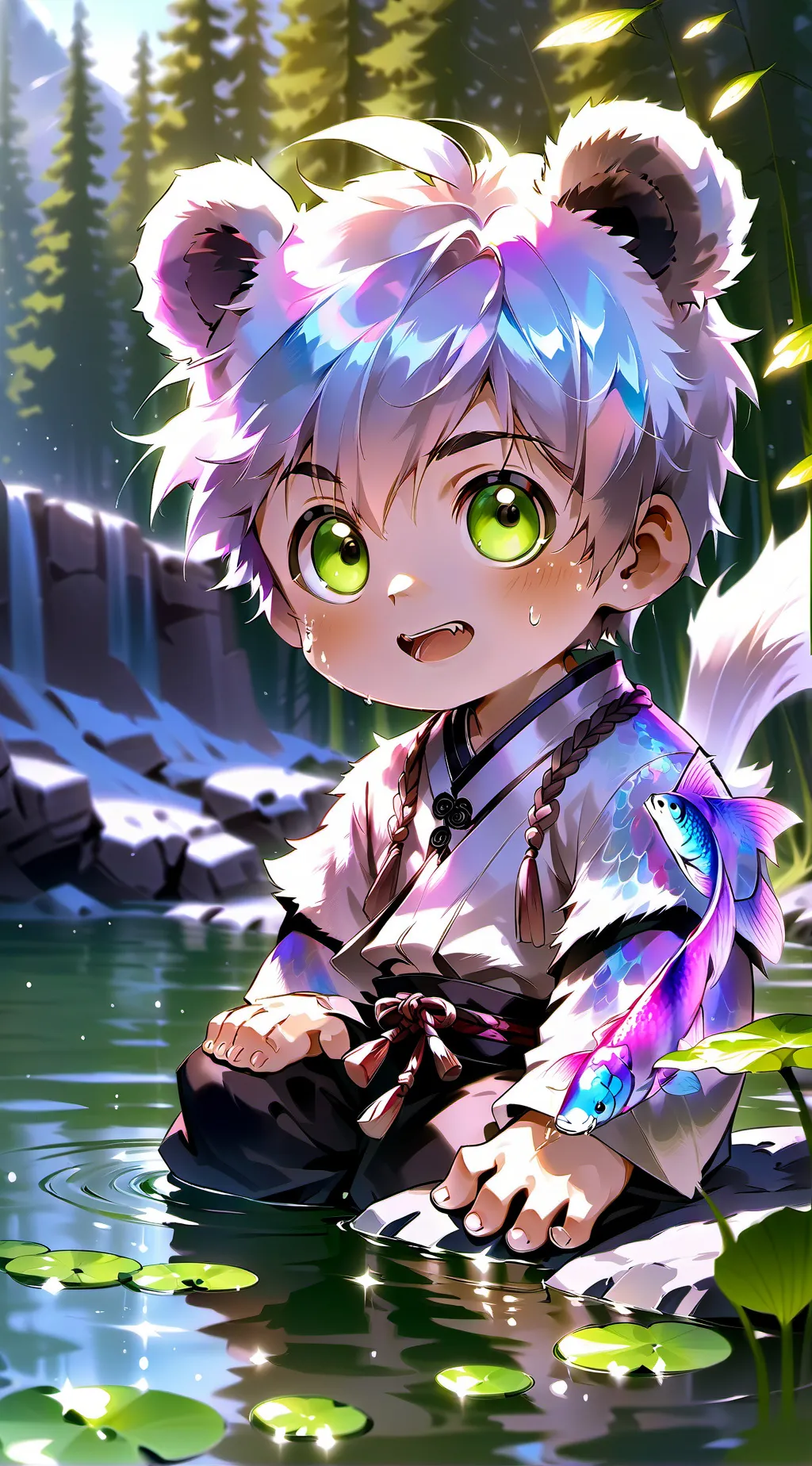 ai character: Streamling the Bea background