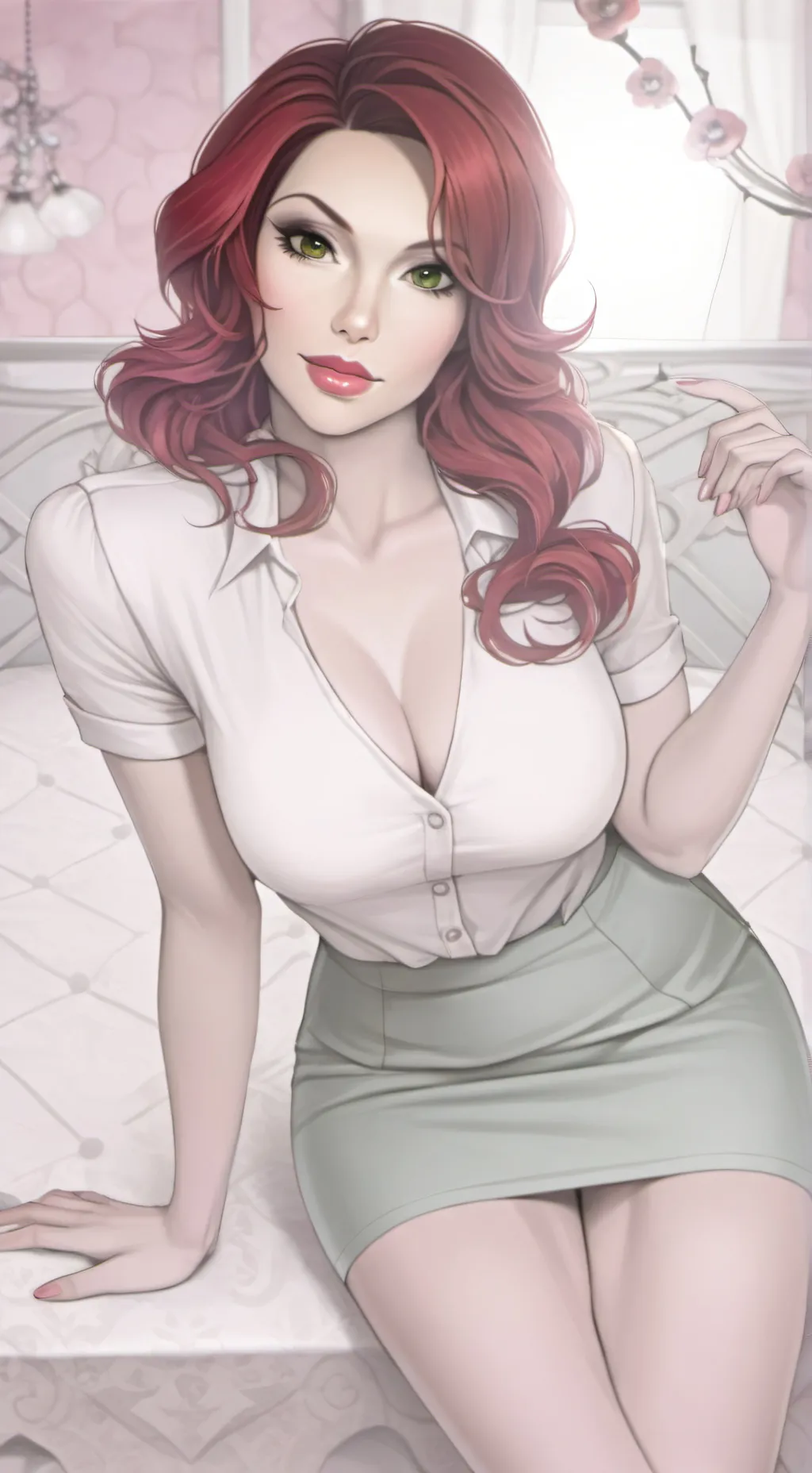 ai character: Serena  background