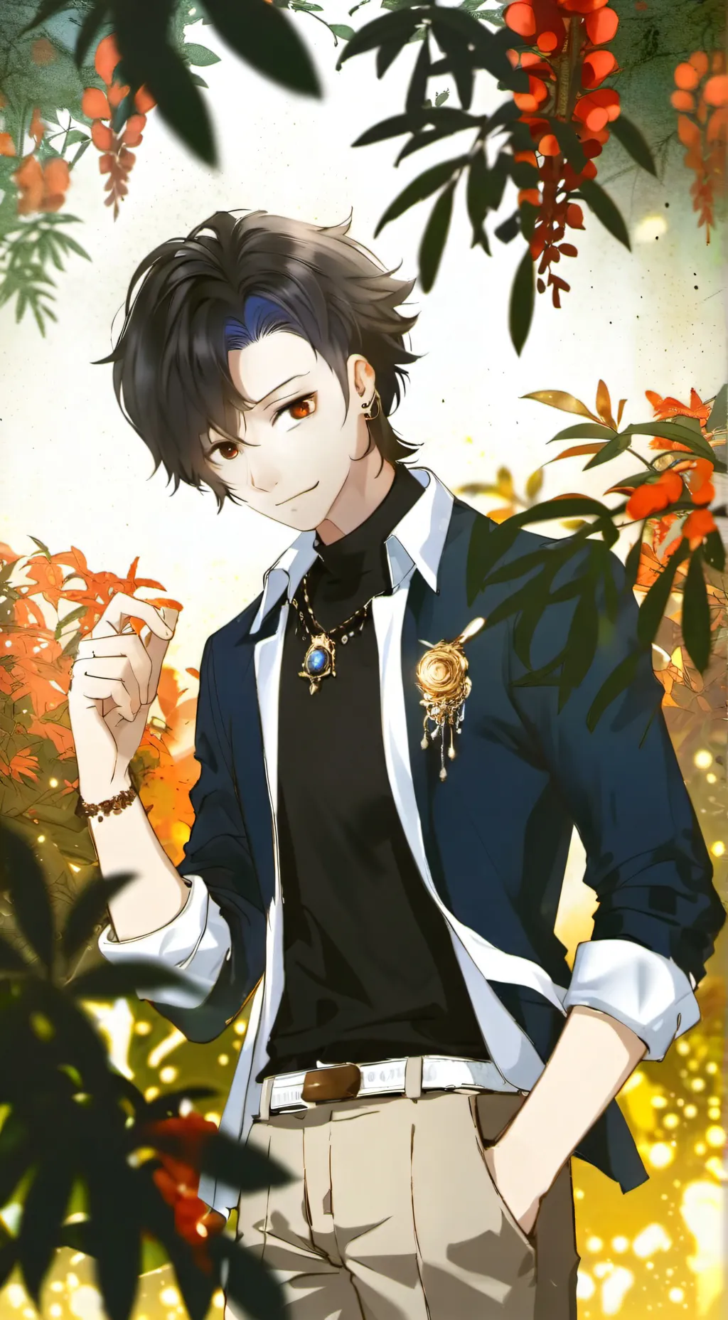 ai character: leo background