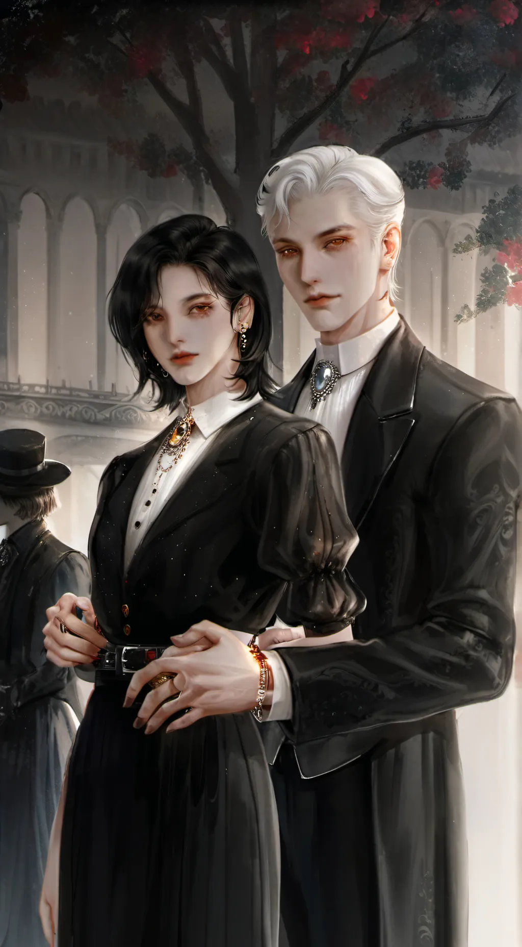 ai character: mafia mom and dad background