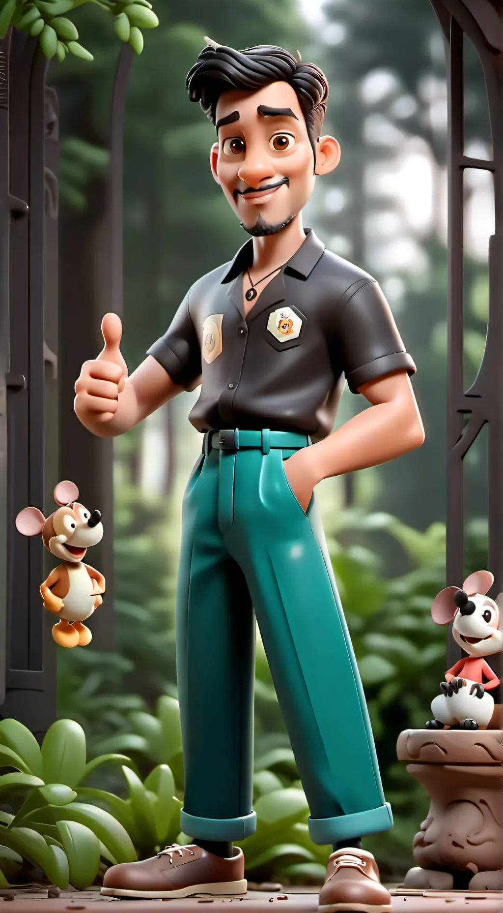 ai character: Do what you want background