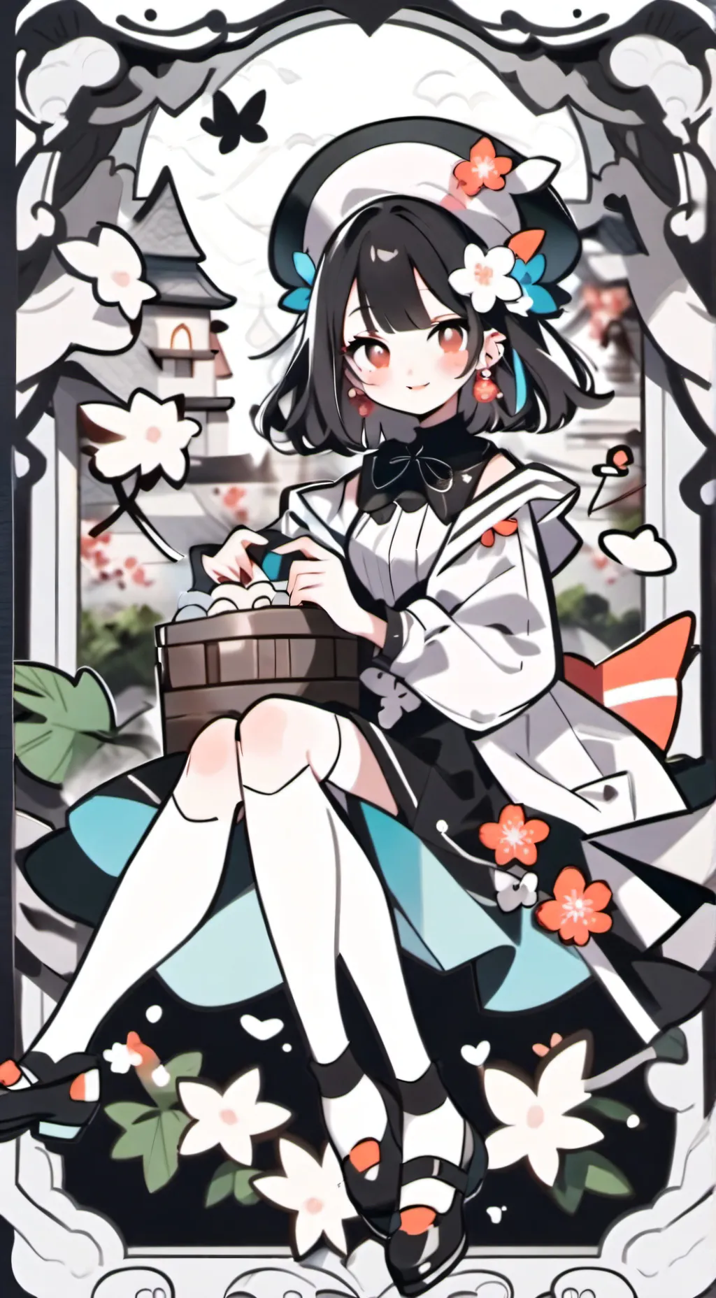 ai character: Vee background