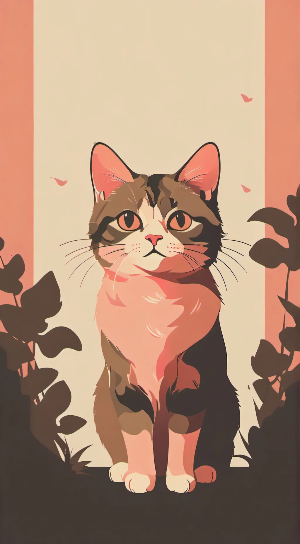 ai character: KITTY 🐈 background