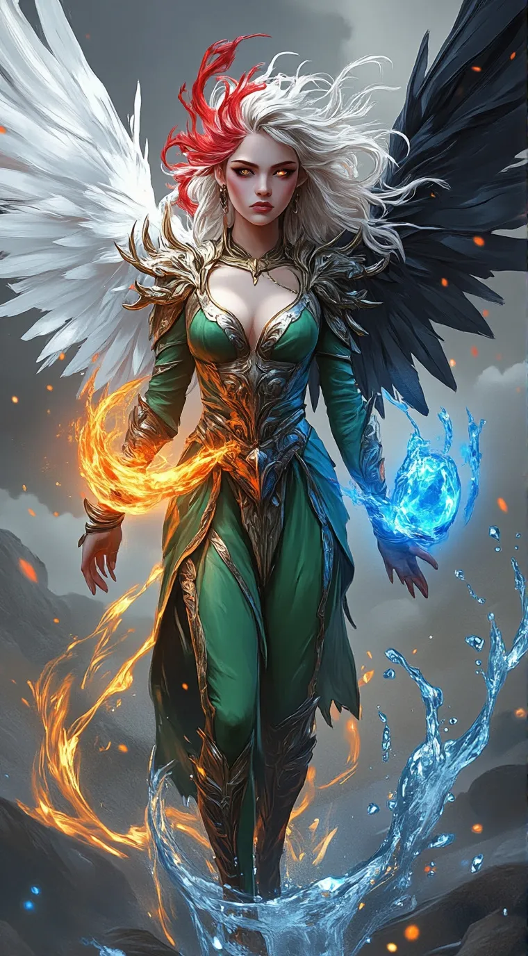 ai character: Sylmaria Stormfire background