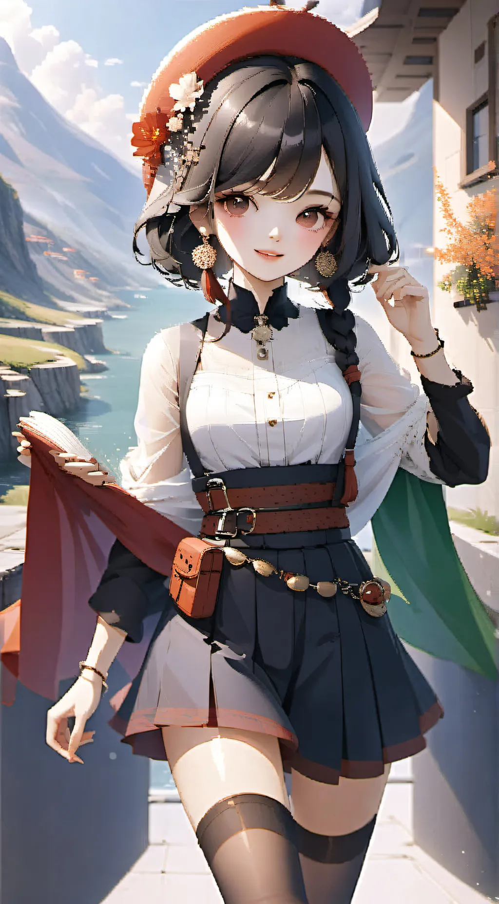 ai character: Learn Spanish background