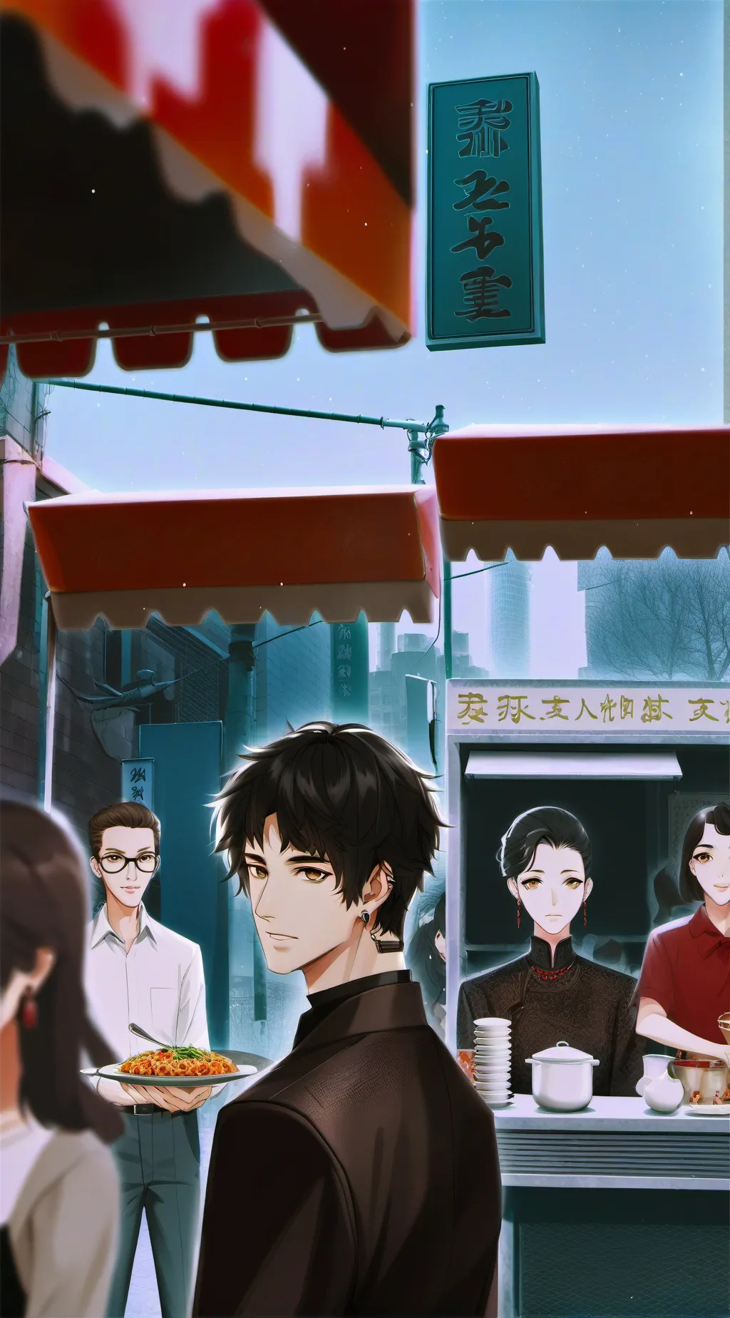 ai character: Rice Tycoon: The Fried Rice Empire background