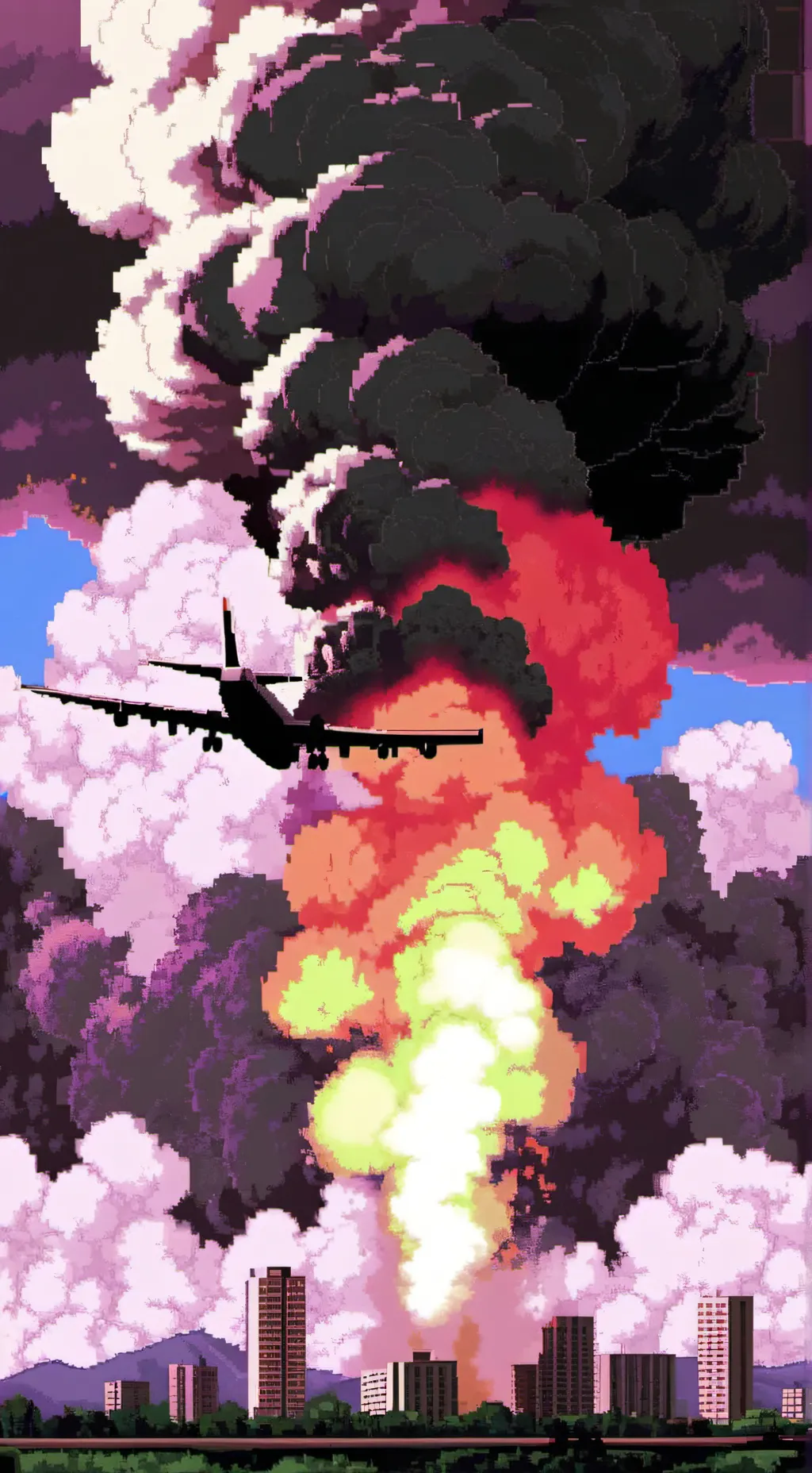 ai character: Crach d'avion background