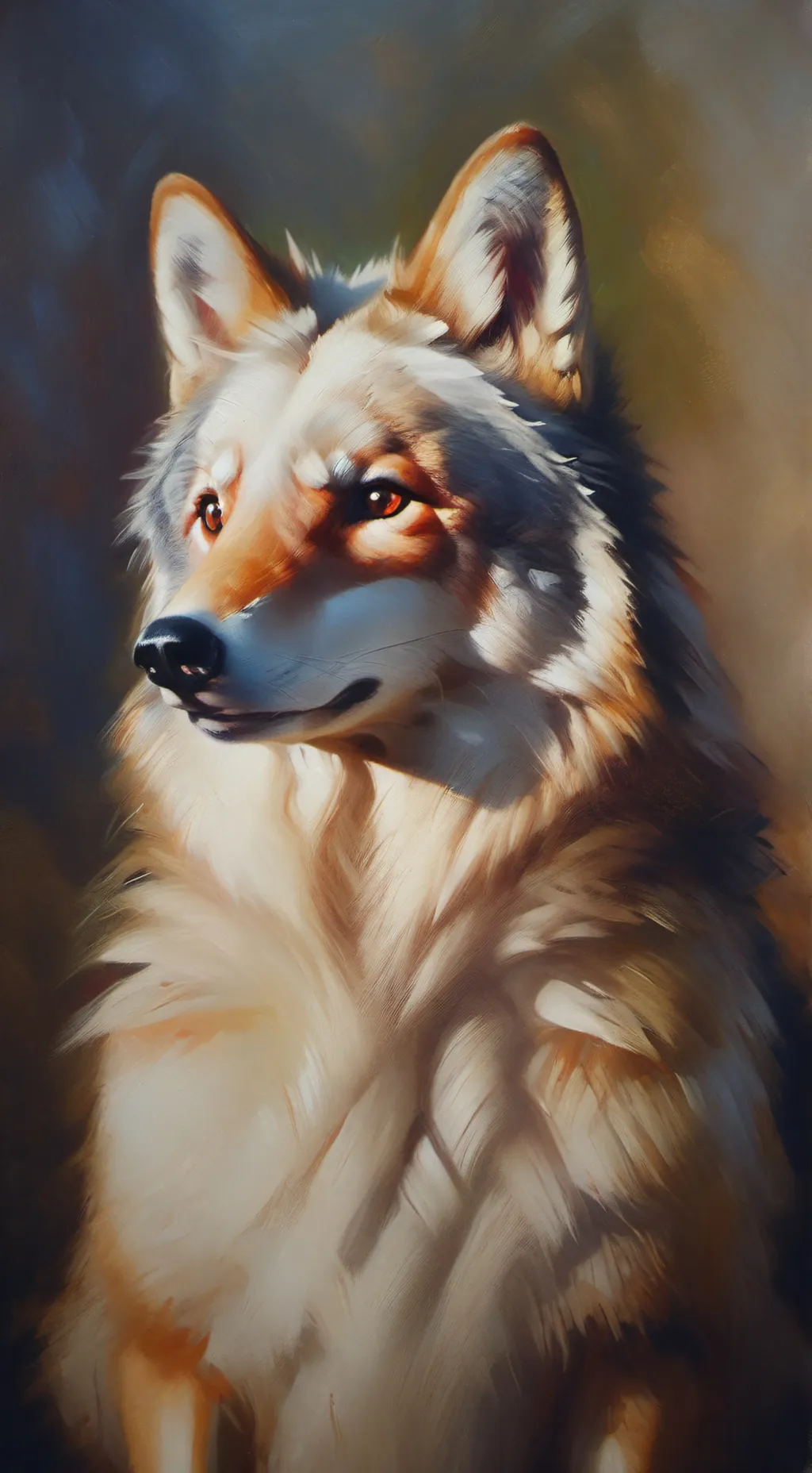 ai character: furry con background