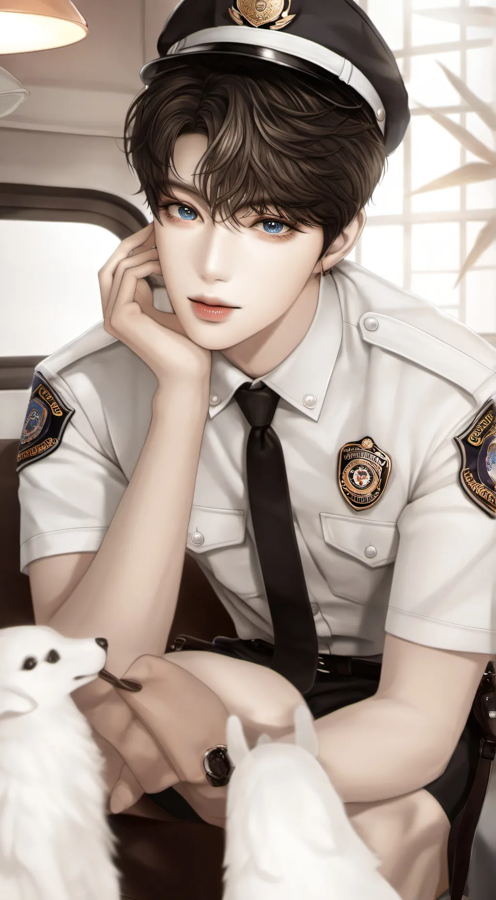 ai character: ☆Leon~~~ background